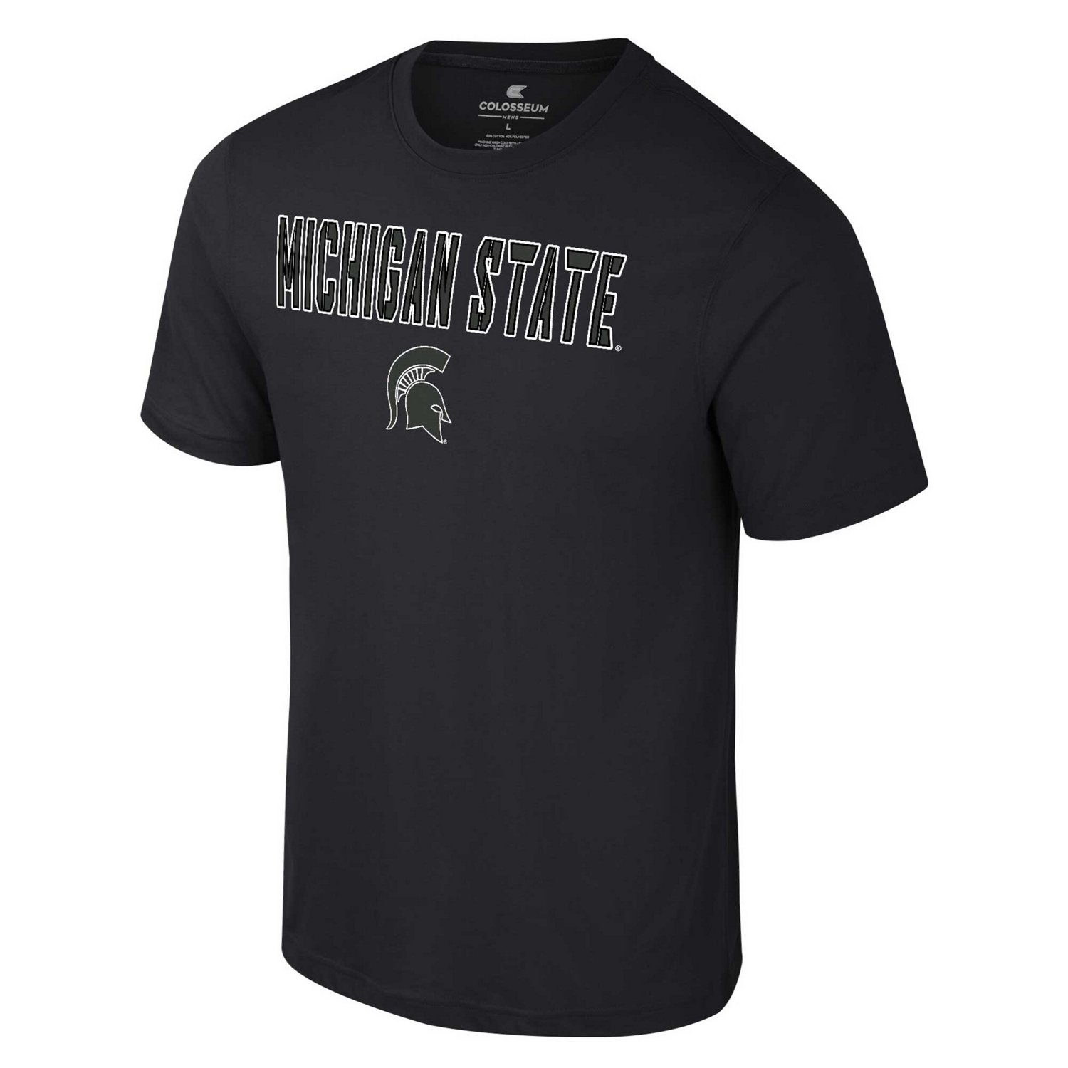 Colosseum Michigan State Spartans Color Pop Active Blend T-Shirt - view number 2