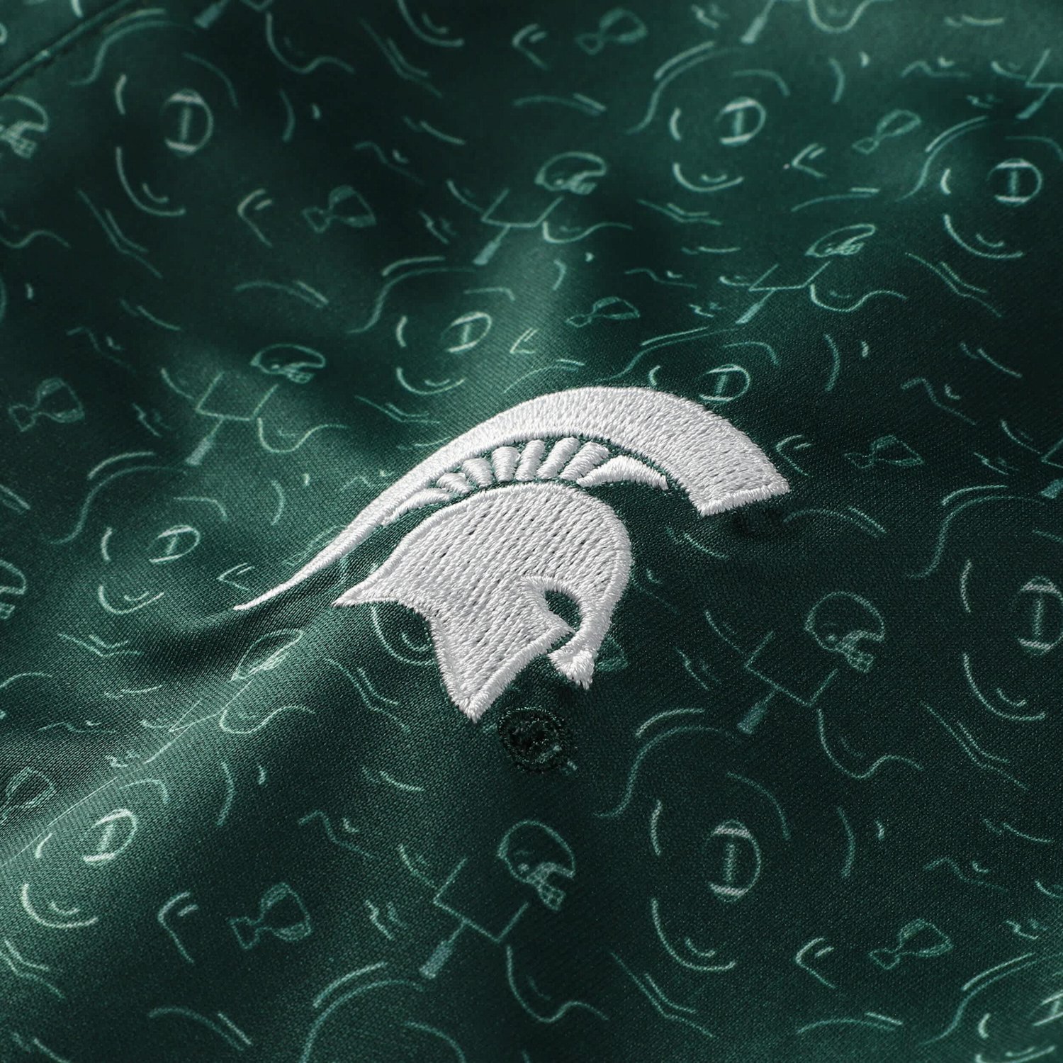 Colosseum Michigan State Spartans Football Print Polo - view number 4