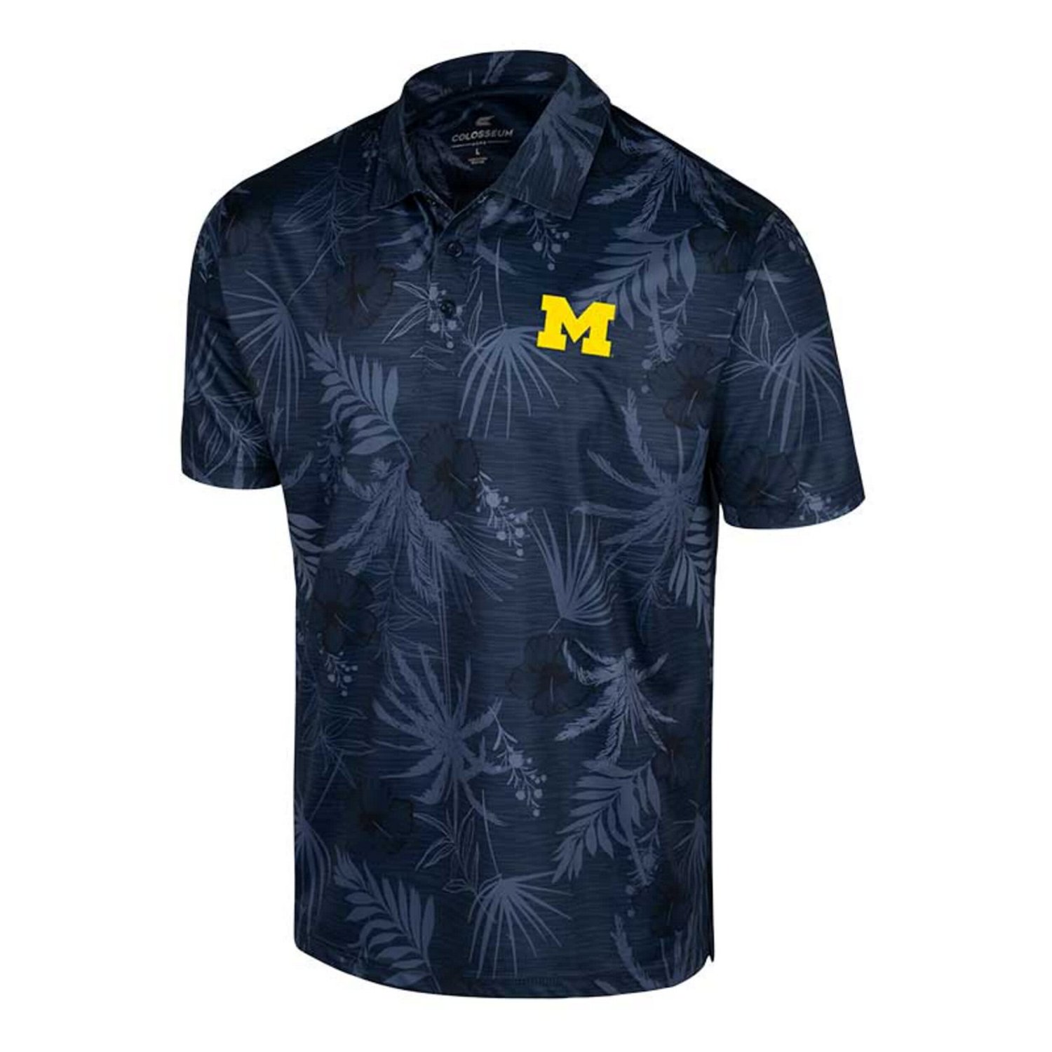 Colosseum Michigan Wolverines Big  Tall Palms Polo                                                                               - view number 2