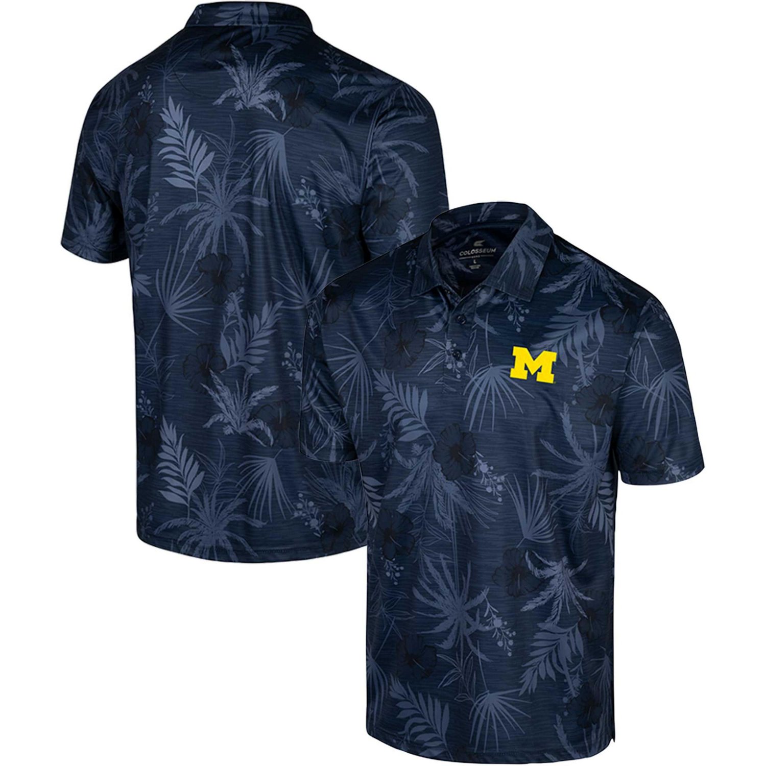 Colosseum Michigan Wolverines Big  Tall Palms Polo                                                                               - view number 1