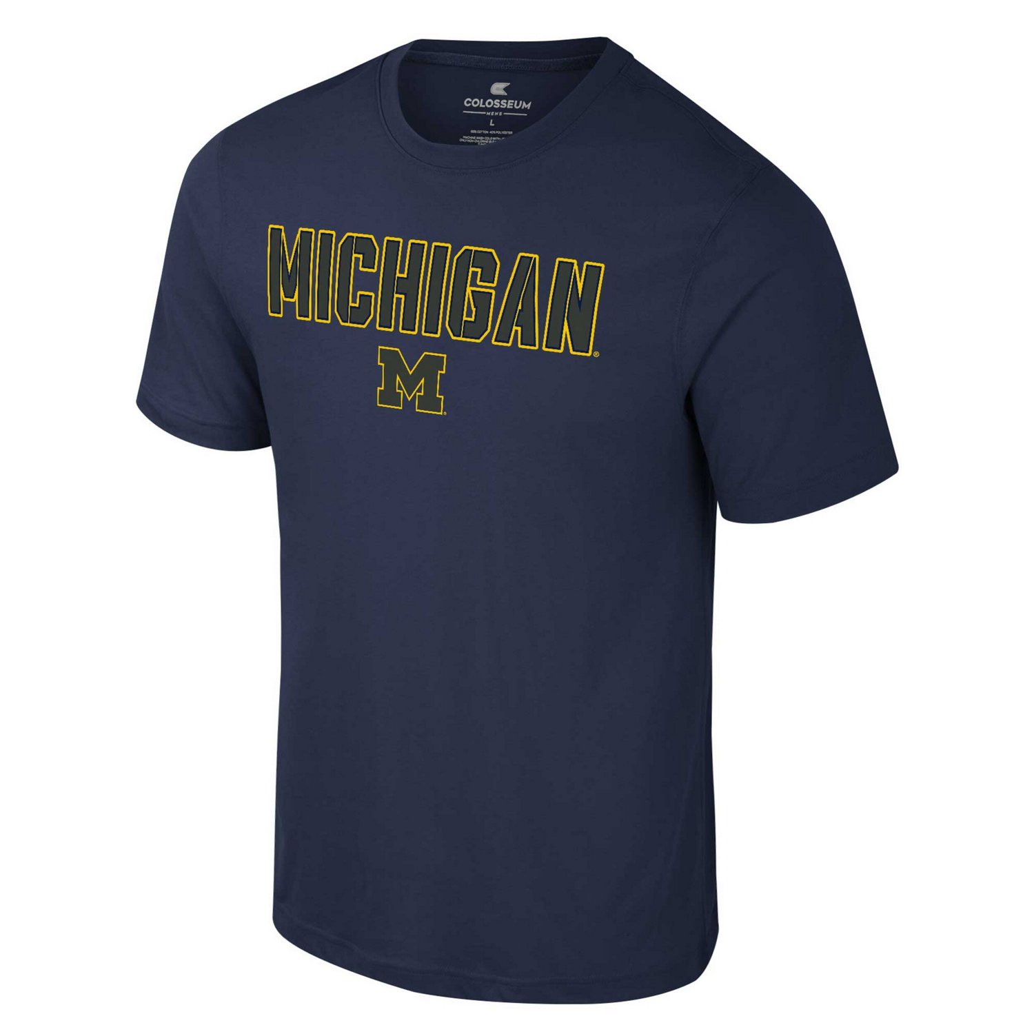 Colosseum Michigan Wolverines Color Pop Active Blend T-Shirt - view number 2