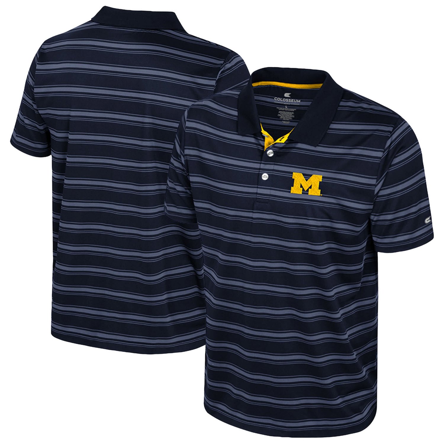 Colosseum Michigan Wolverines Milk Steak Polo