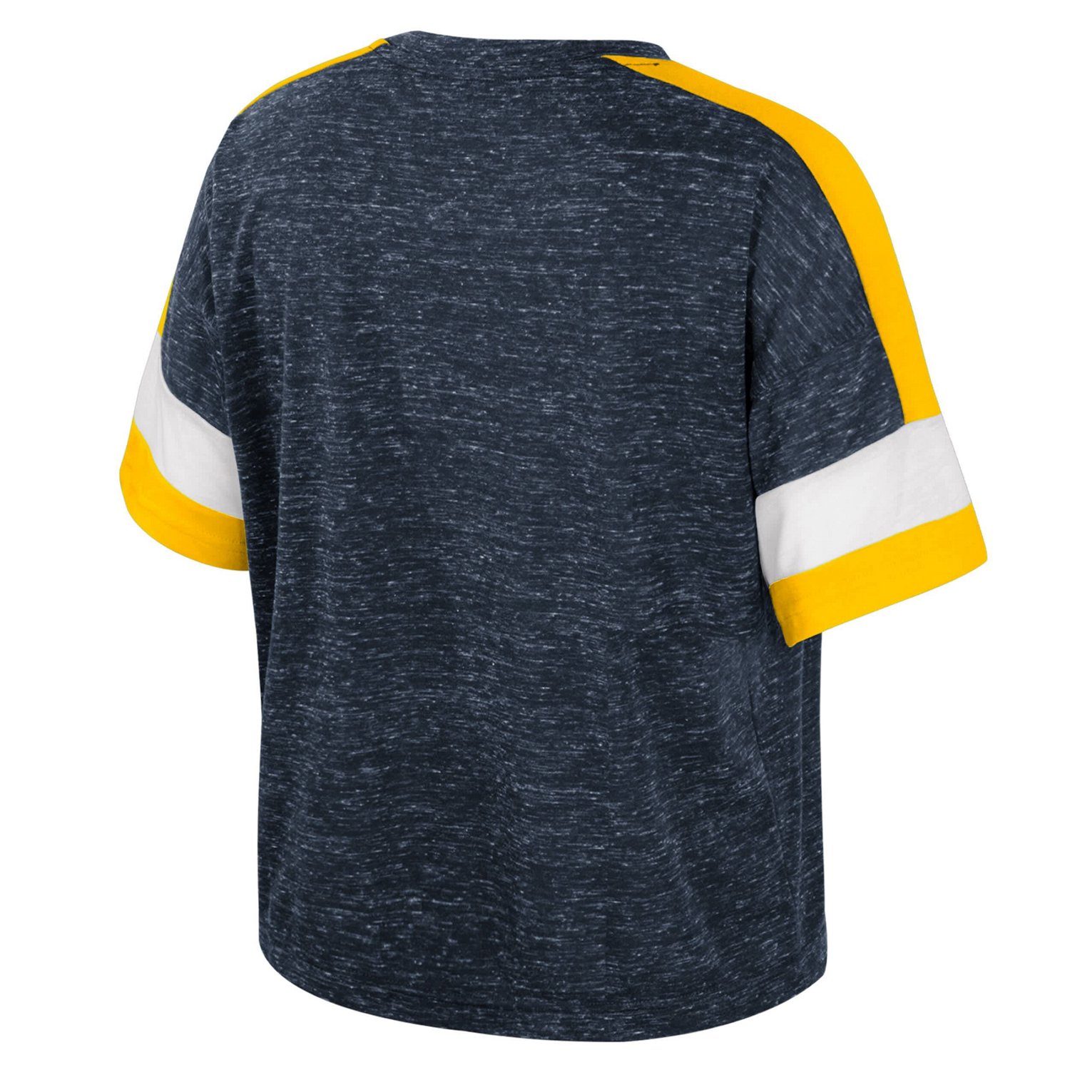 Colosseum Michigan Wolverines Ruth Color Block Scoop Neck T-Shirt - view number 3
