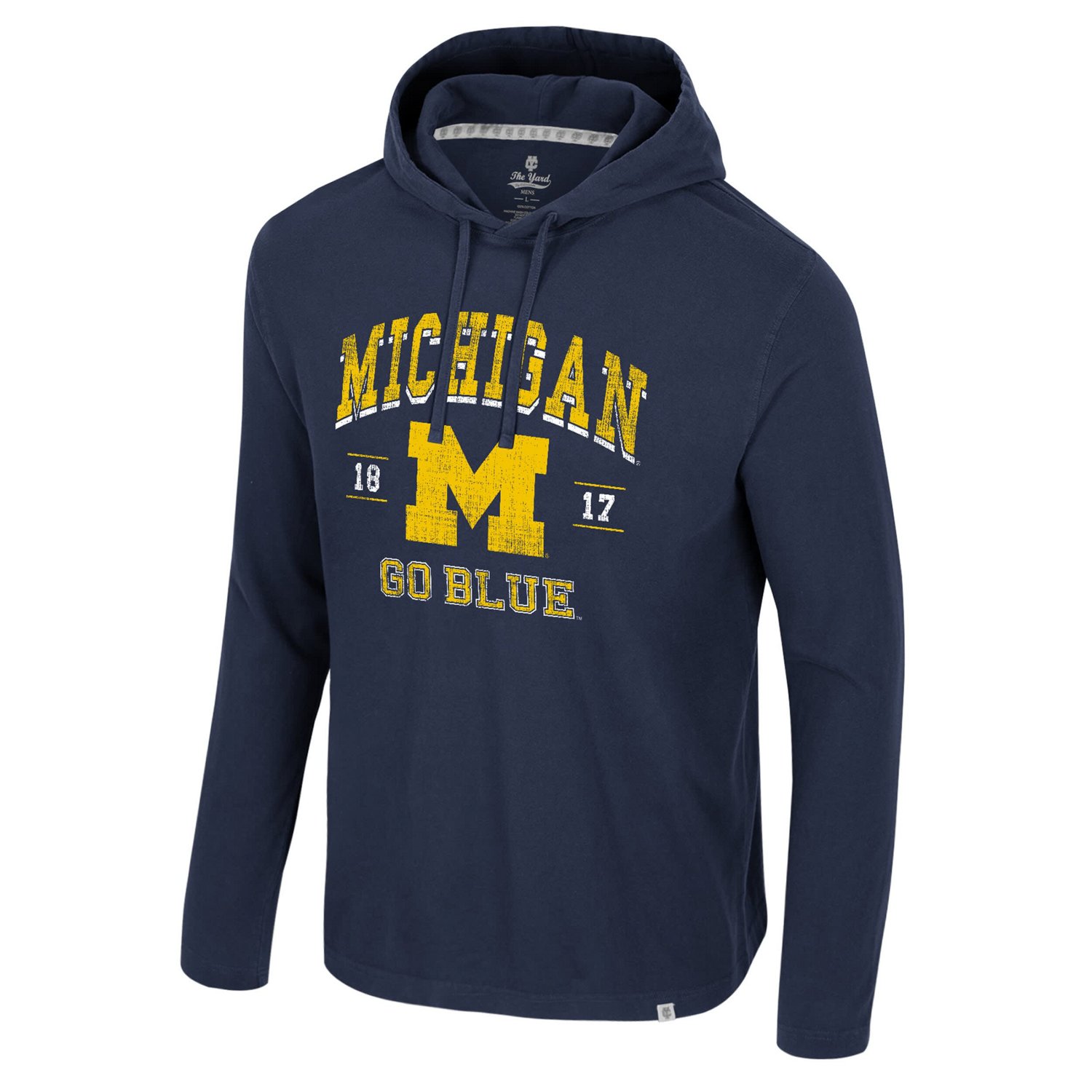 Colosseum Michigan Wolverines Simoleans Washed Hoodie - view number 2