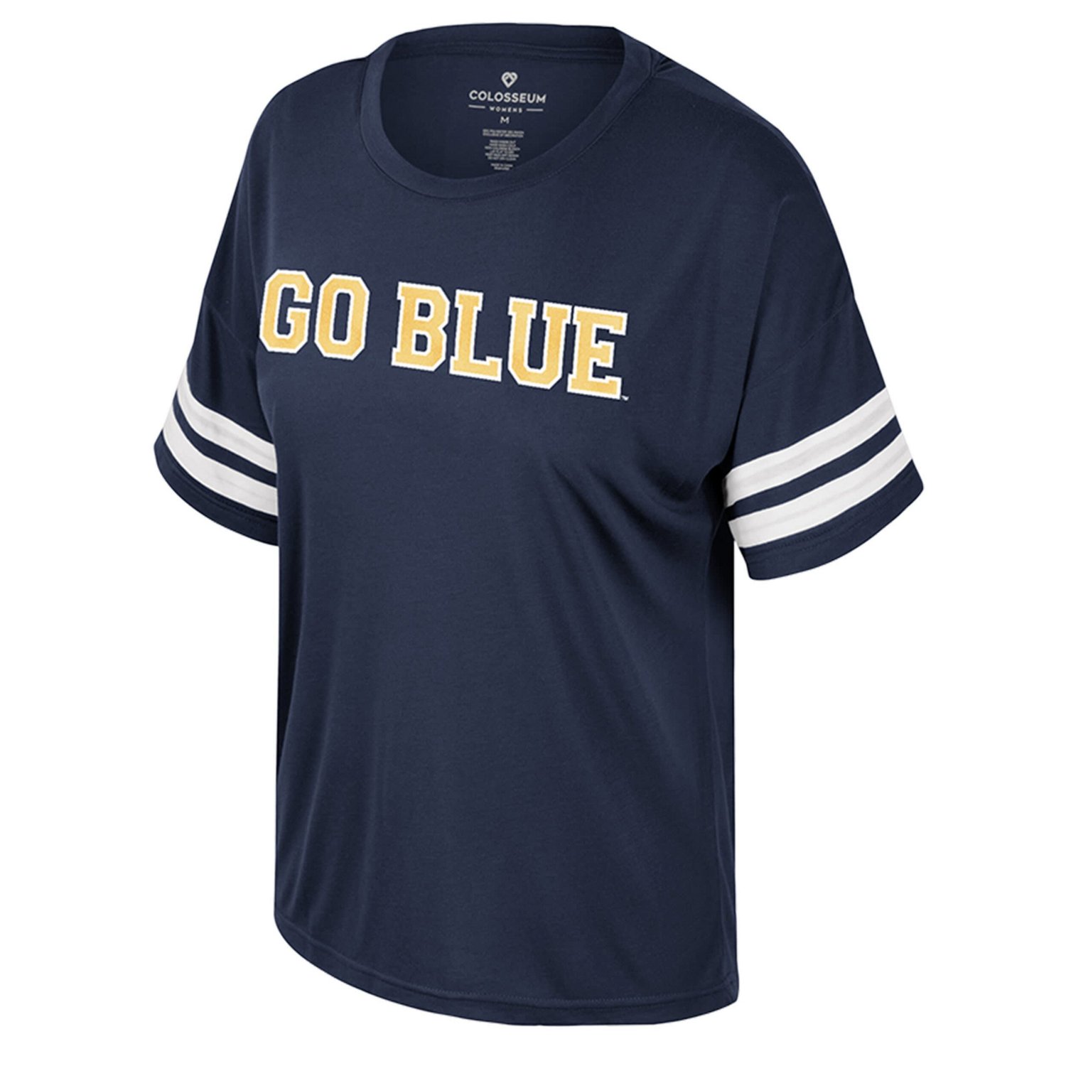 Colosseum Michigan Wolverines Treasure Oversized Sequin T-Shirt                                                                  - view number 2