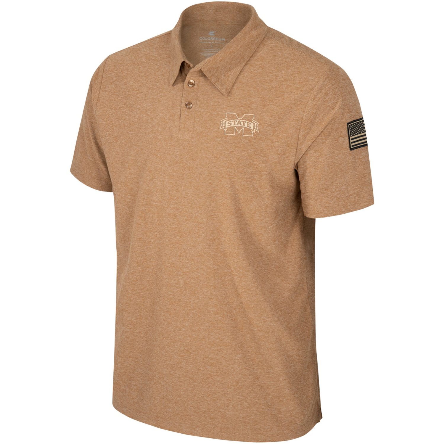 Colosseum Mississippi State Bulldogs OHT Military Appreciation Cloud Jersey Desert Polo                                          - view number 2