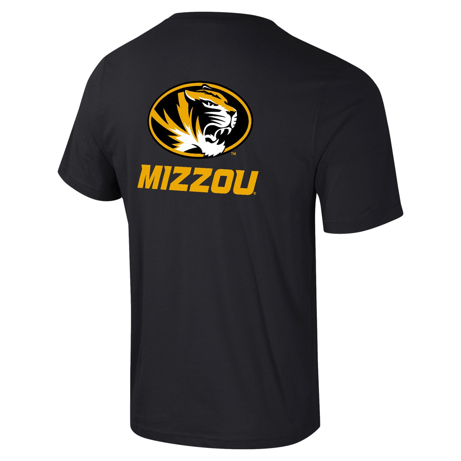 Colosseum Missouri Tigers Logo Lockup 2-Hit Active Blend T-Shirt - view number 3