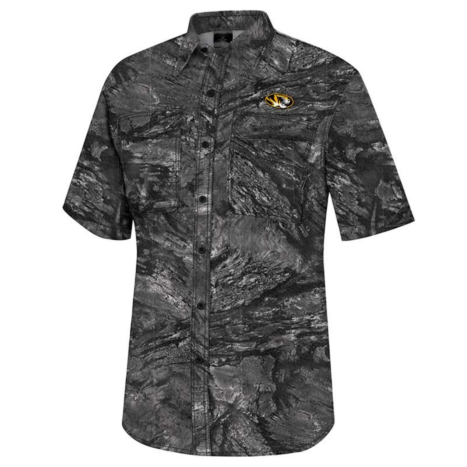 Colosseum Missouri Tigers Realtree Aspect Charter Full-Button Fishing Shirt                                                      - view number 2