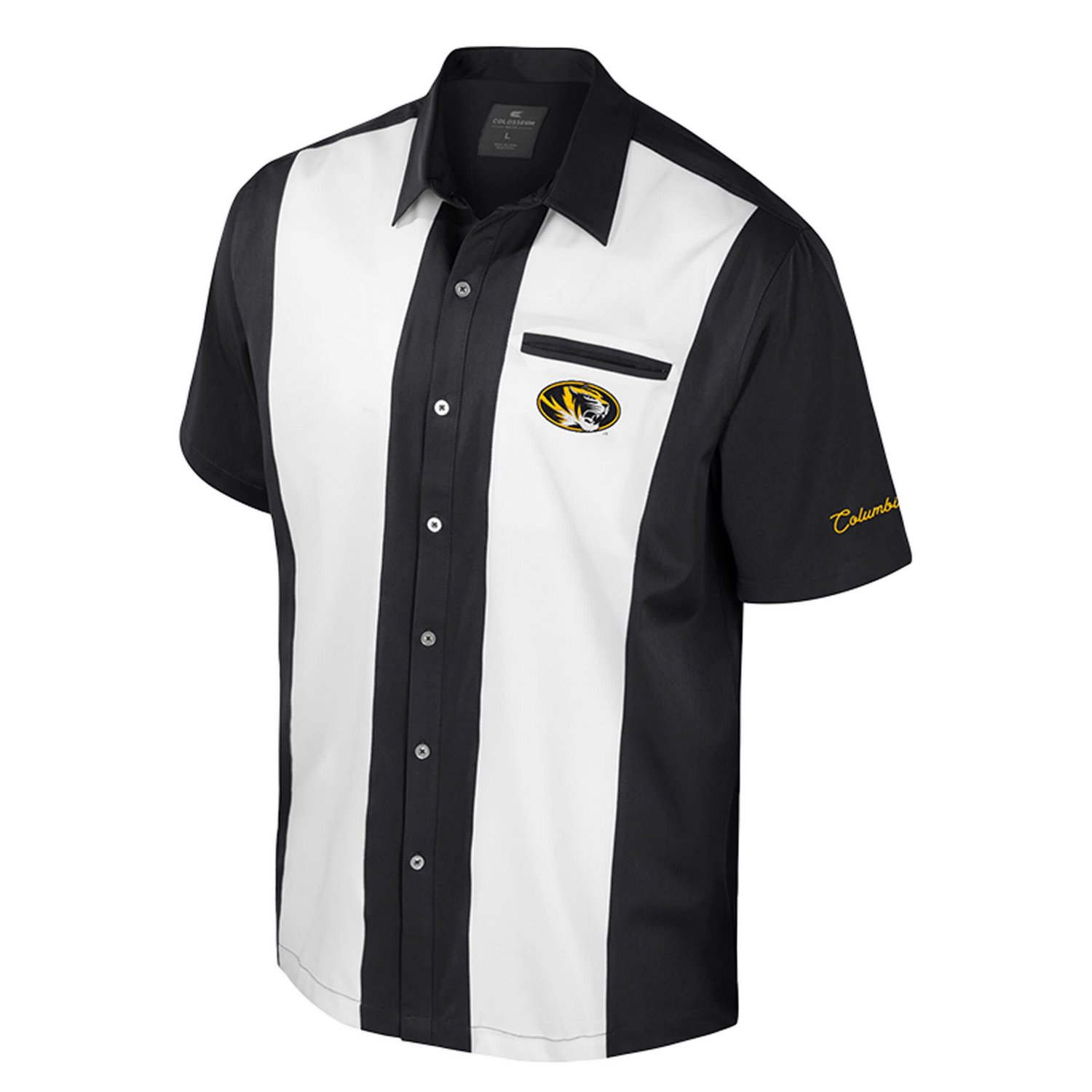Colosseum Missouri Tigers Strike Bowling Button-Up Shirt - view number 2
