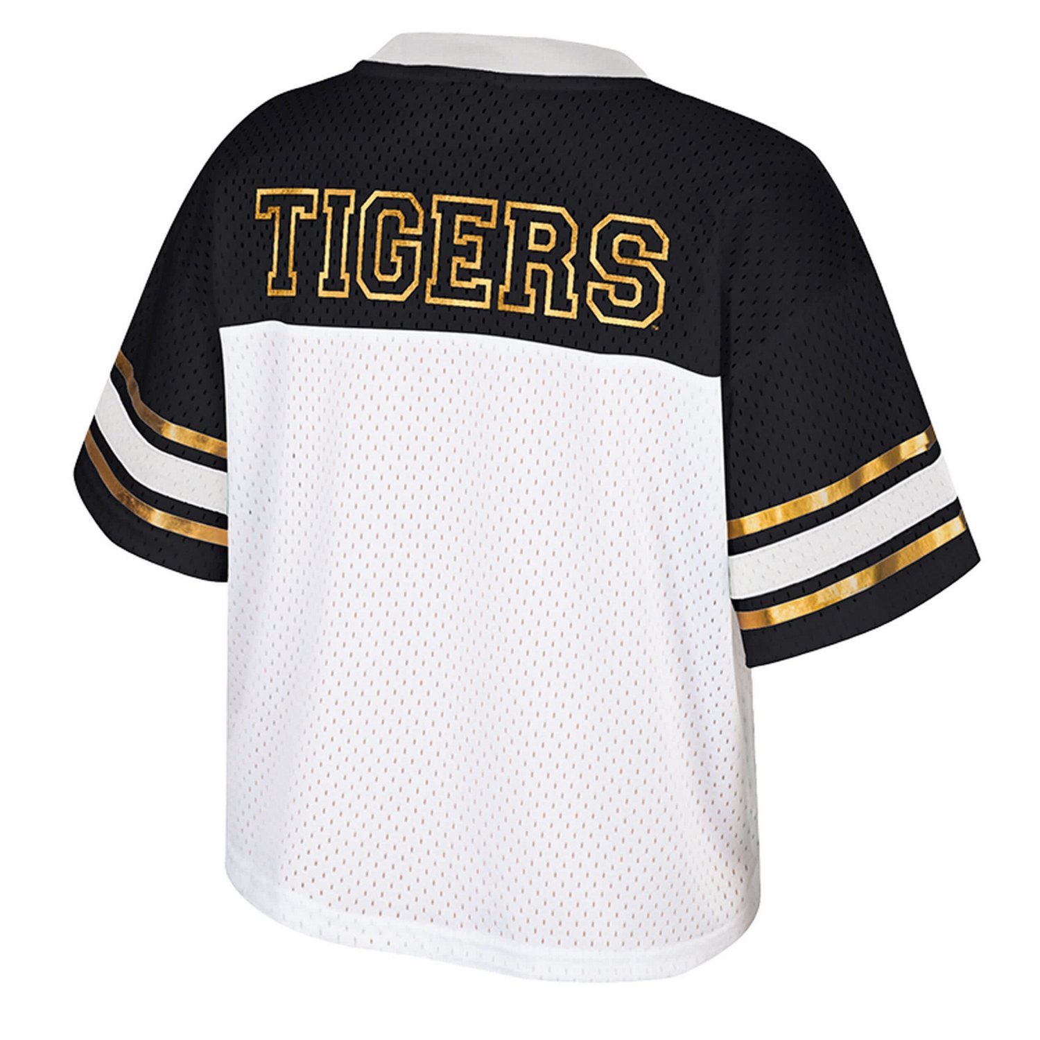 Colosseum Missouri Tigers Treasure Cropped Football Jersey - view number 3