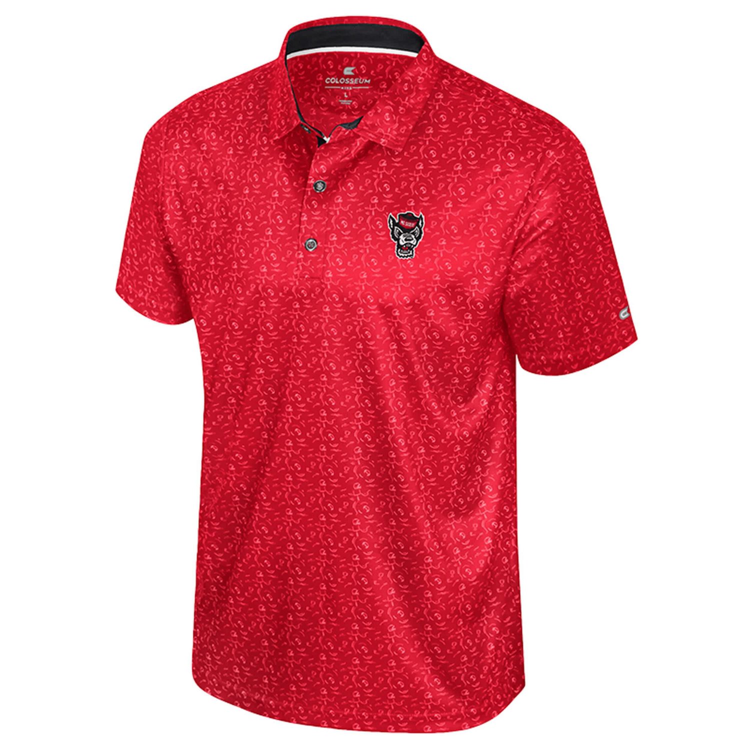 Colosseum NC State Wolfpack Football Print Polo - view number 2