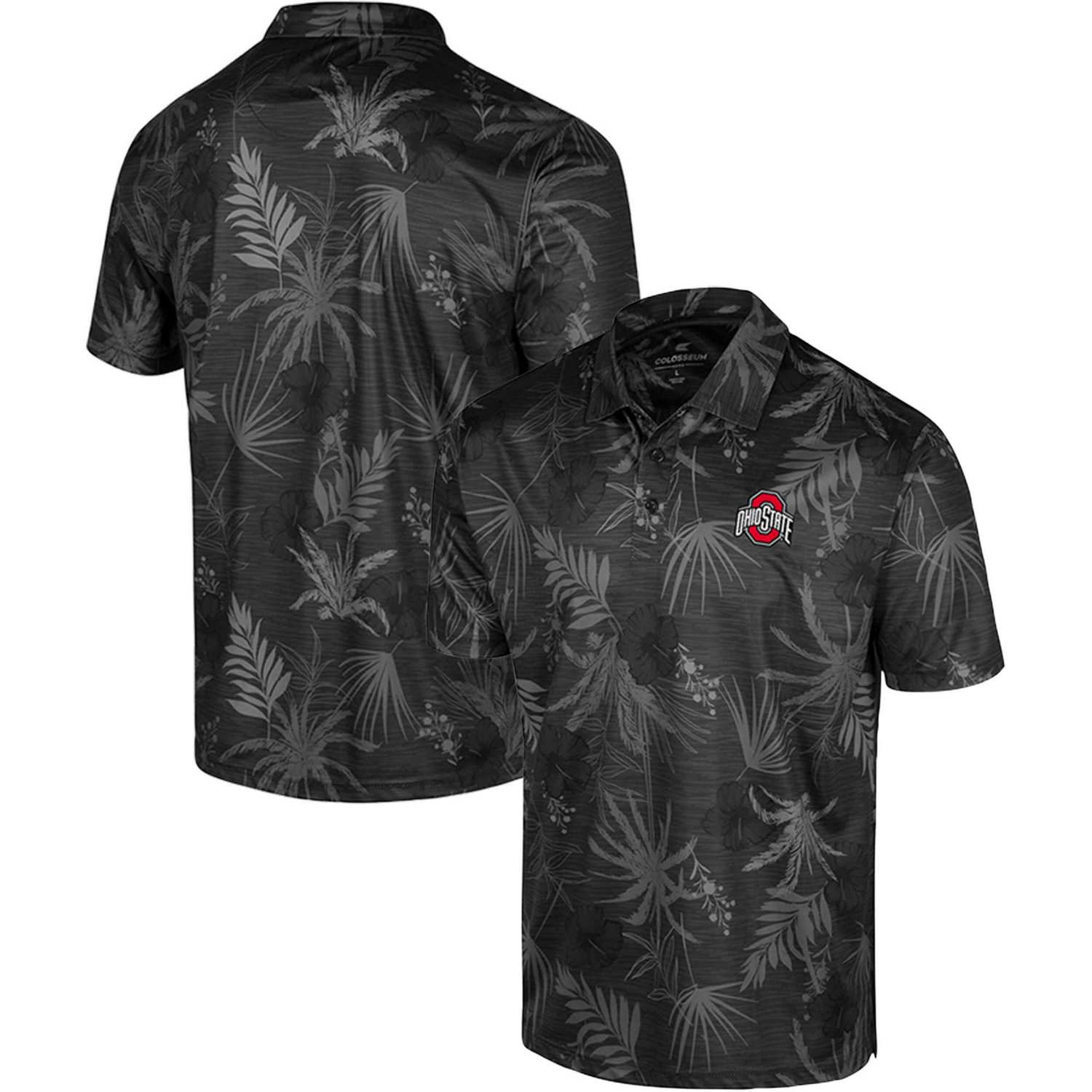 Colosseum Ohio State Buckeyes Big  Tall Palms Polo - view number 1