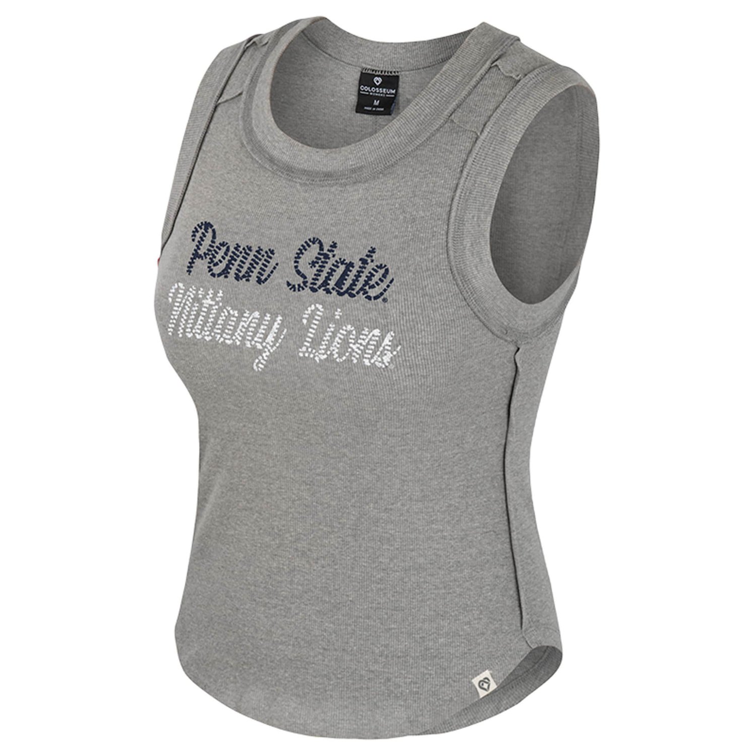 Colosseum Penn State Nittany Lions Beach You Ribbed Tri-Blend Tank Top - view number 2