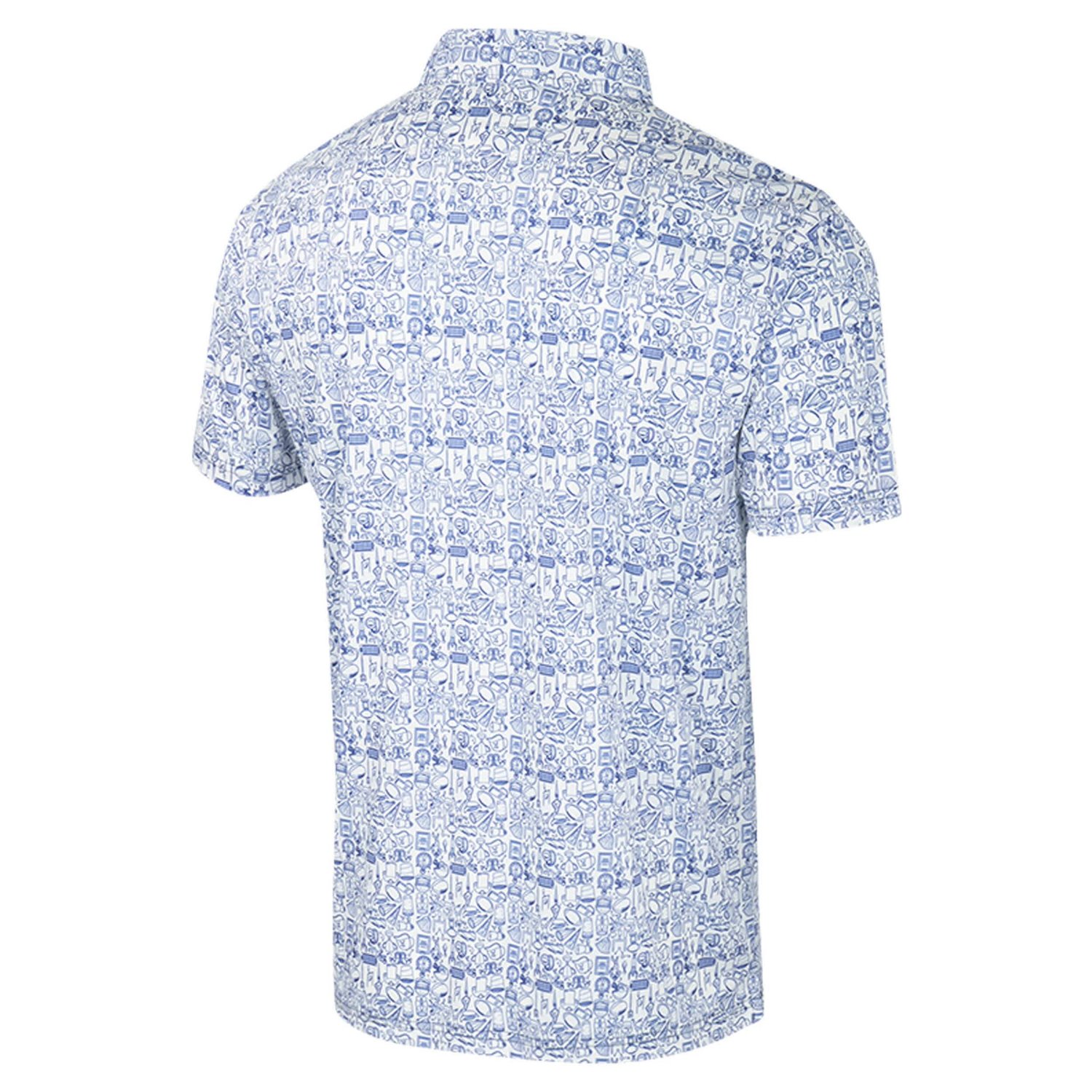Colosseum Pitt Panthers It's Time Allover Print Polo - view number 3