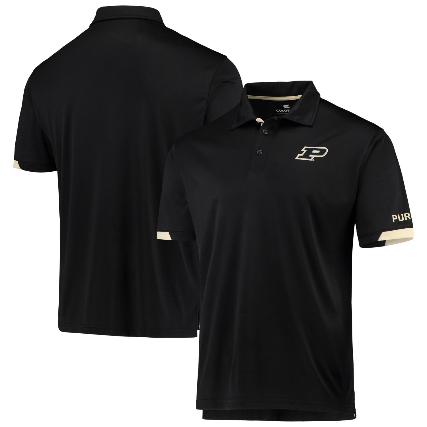 Colosseum Purdue Boilermakers Santry Lightweight Polo                                                                            - view number 1