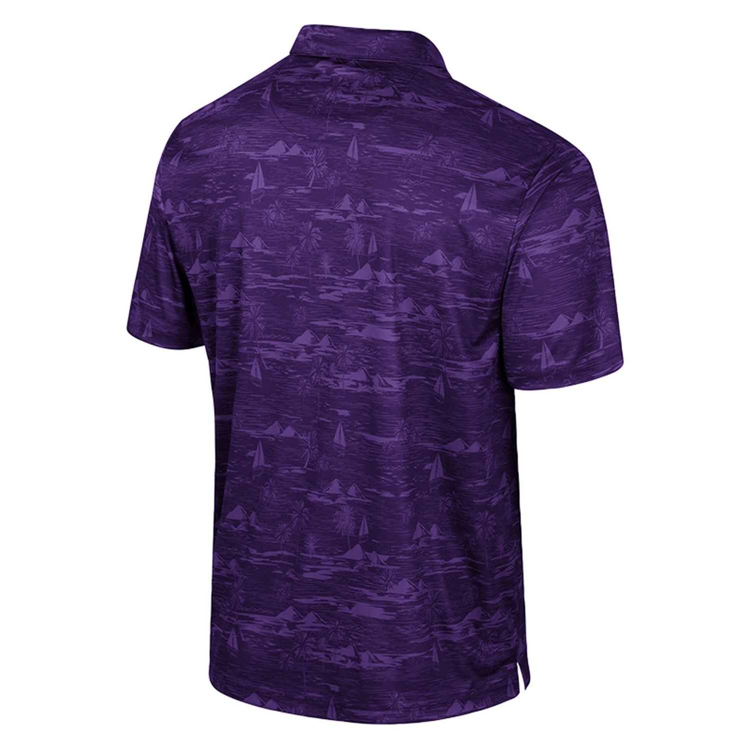Colosseum TCU Horned Frogs Daly Print Polo - view number 3