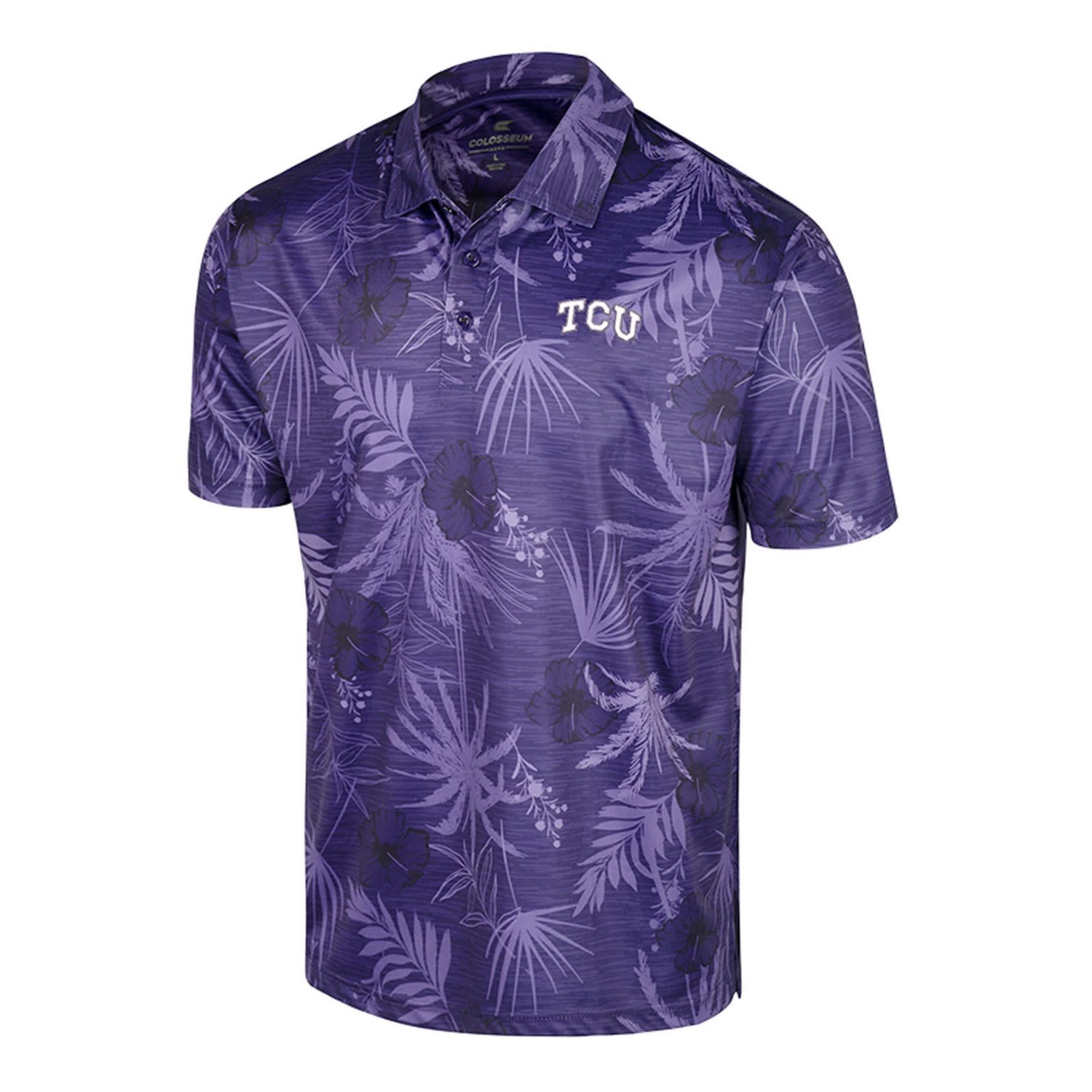 Colosseum TCU Horned Frogs Palms Team Polo - view number 2