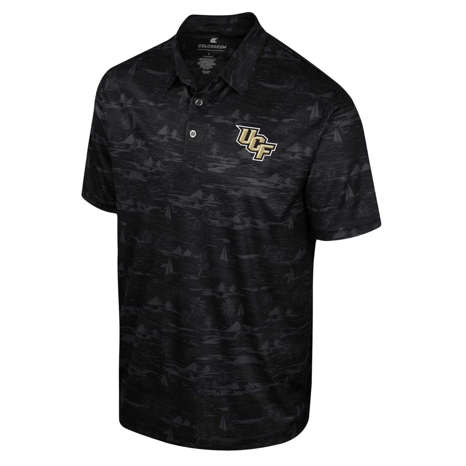 Colosseum UCF Knights Daly Print Polo                                                                                            - view number 2