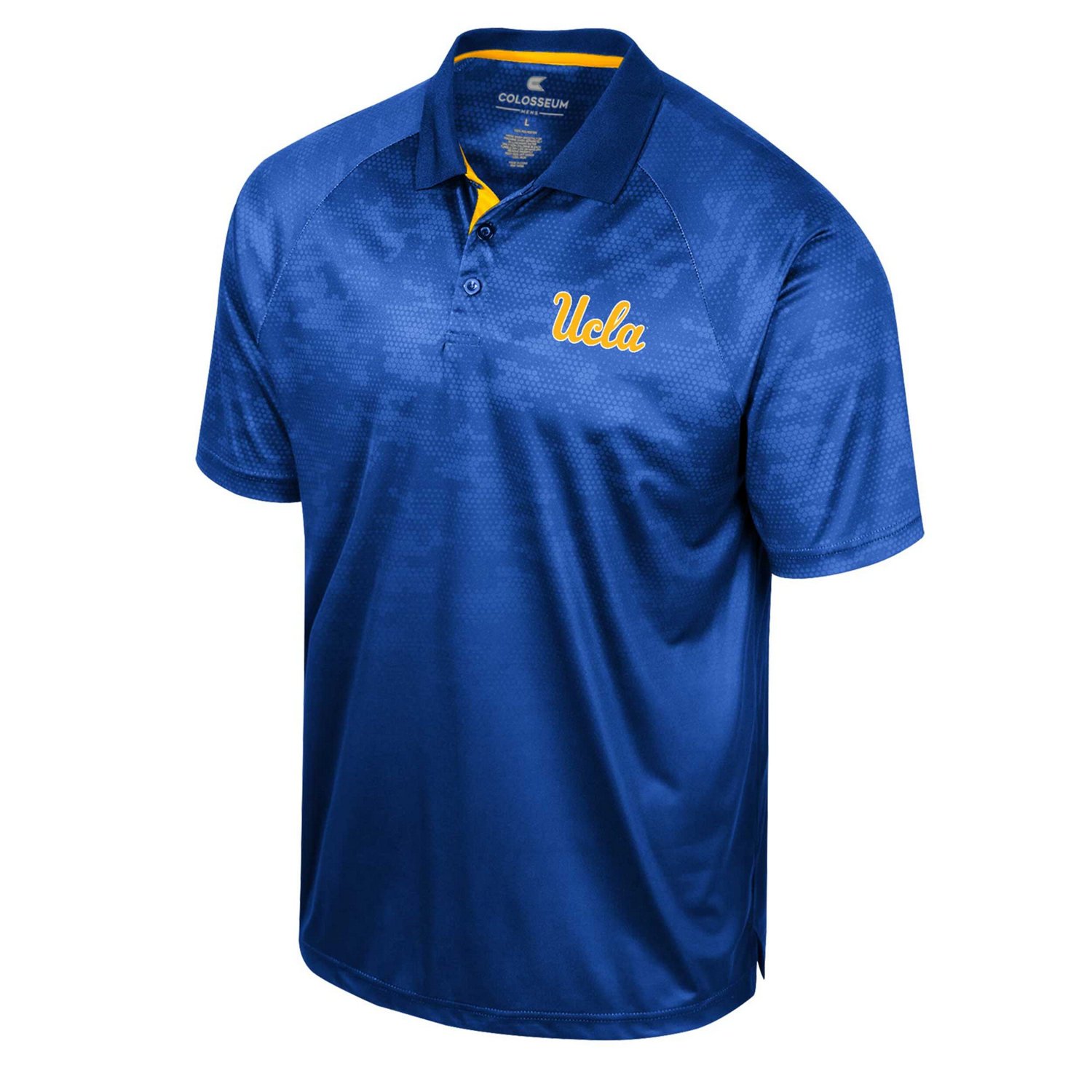 Colosseum UCLA Bruins Honeycomb Raglan Polo - view number 2
