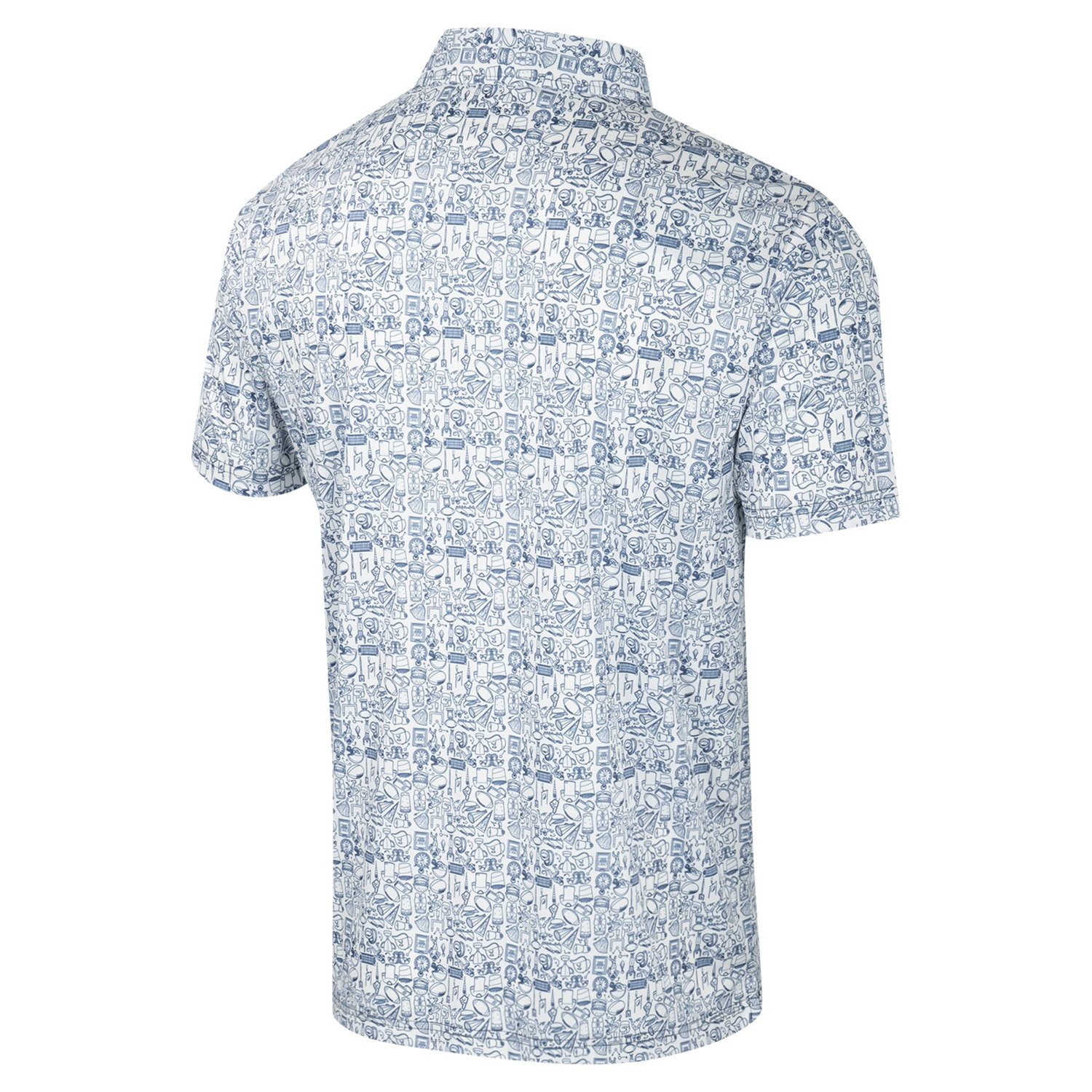 Colosseum UConn Huskies It's Time Allover Print Polo - view number 3