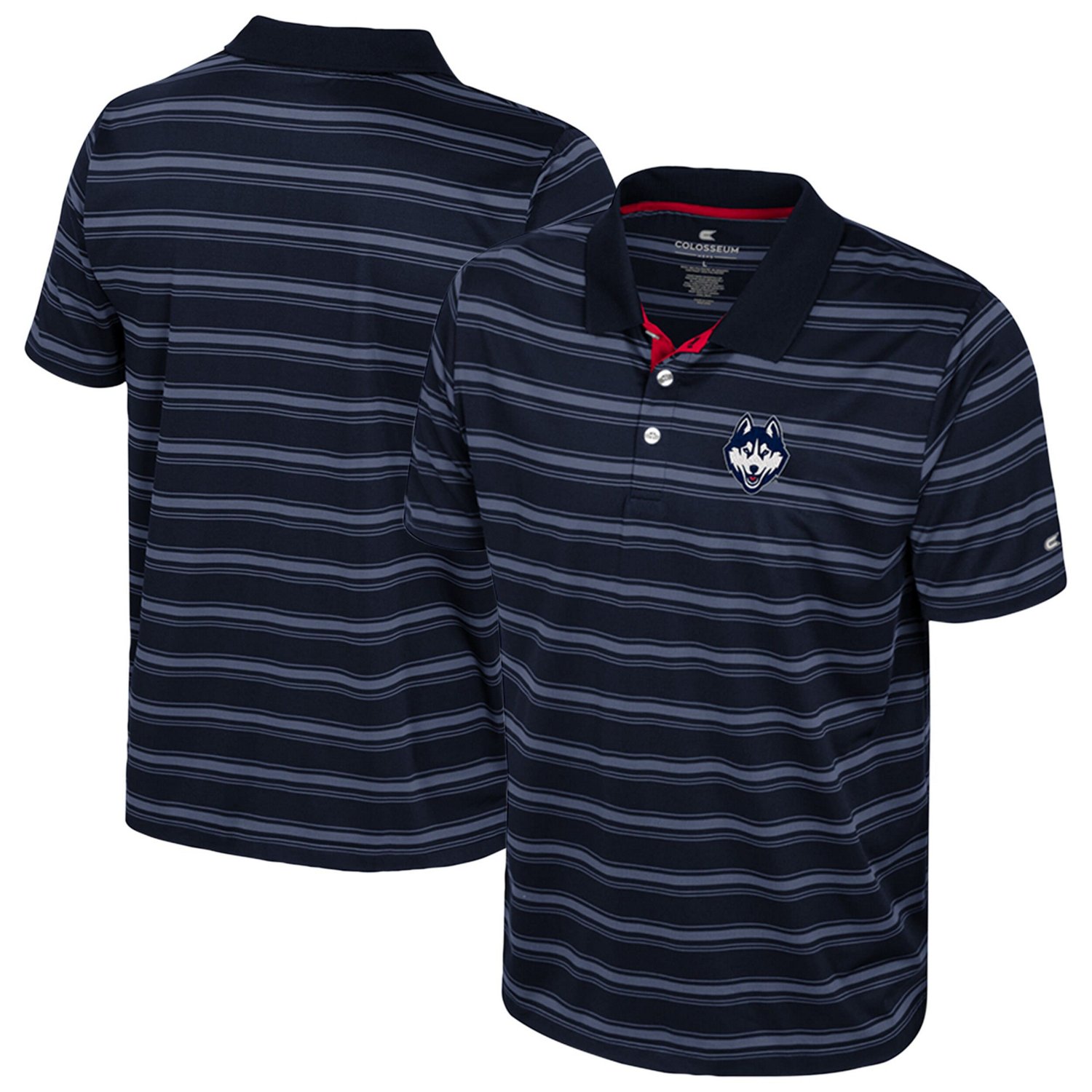 Colosseum UConn Huskies Milk Steak Polo - view number 1