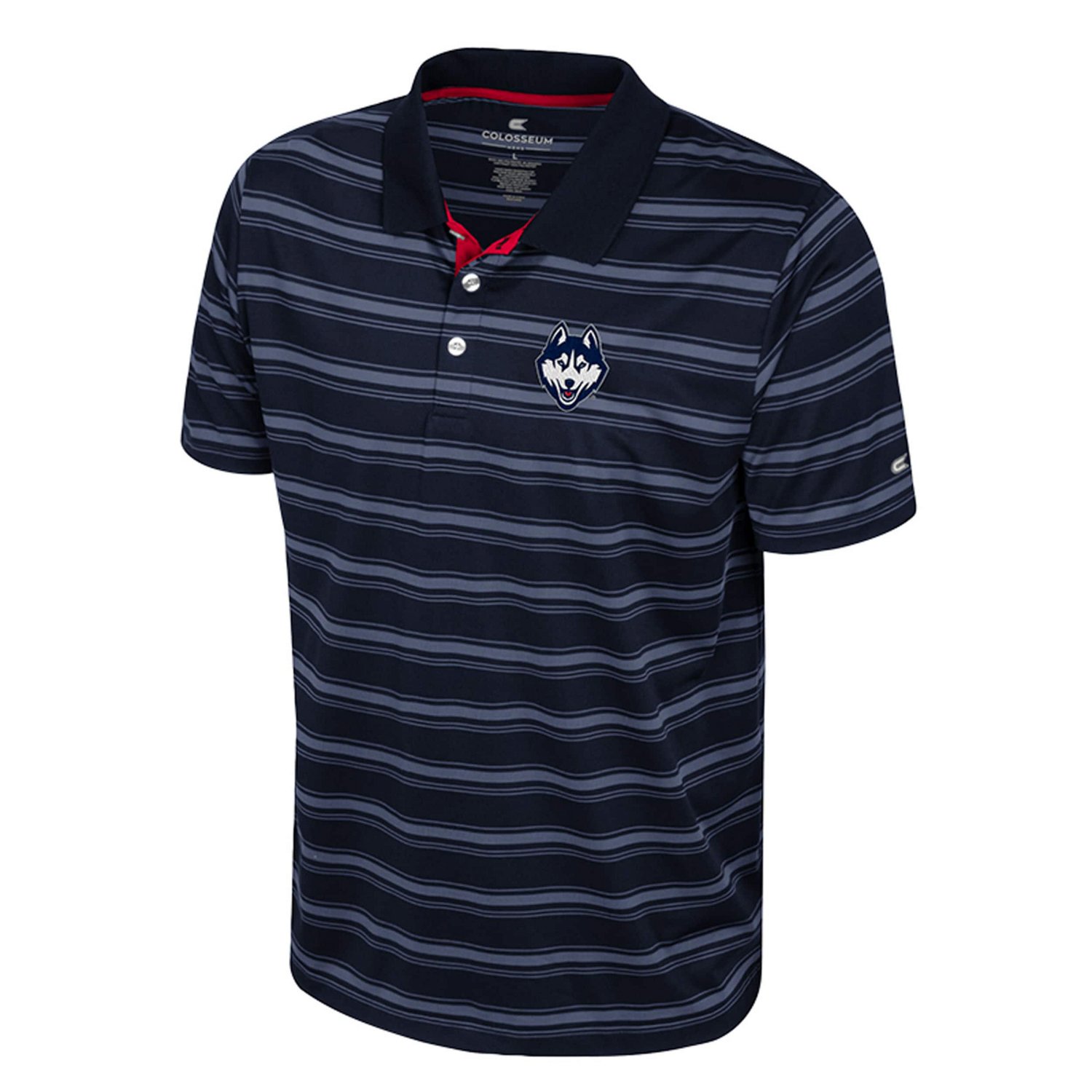 Colosseum UConn Huskies Milk Steak Polo - view number 2