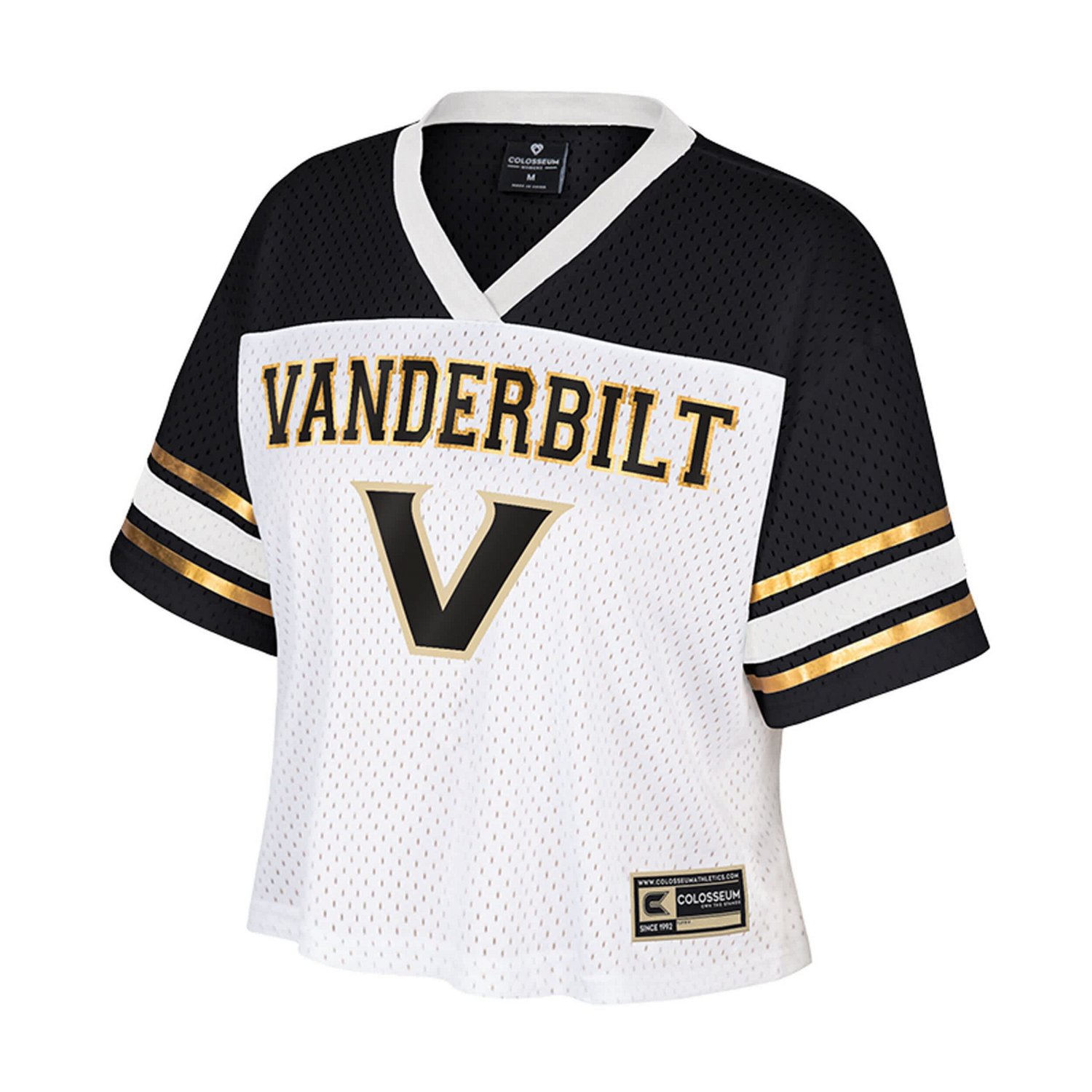 Colosseum Vanderbilt Commodores Treasure Cropped Football Jersey - view number 2