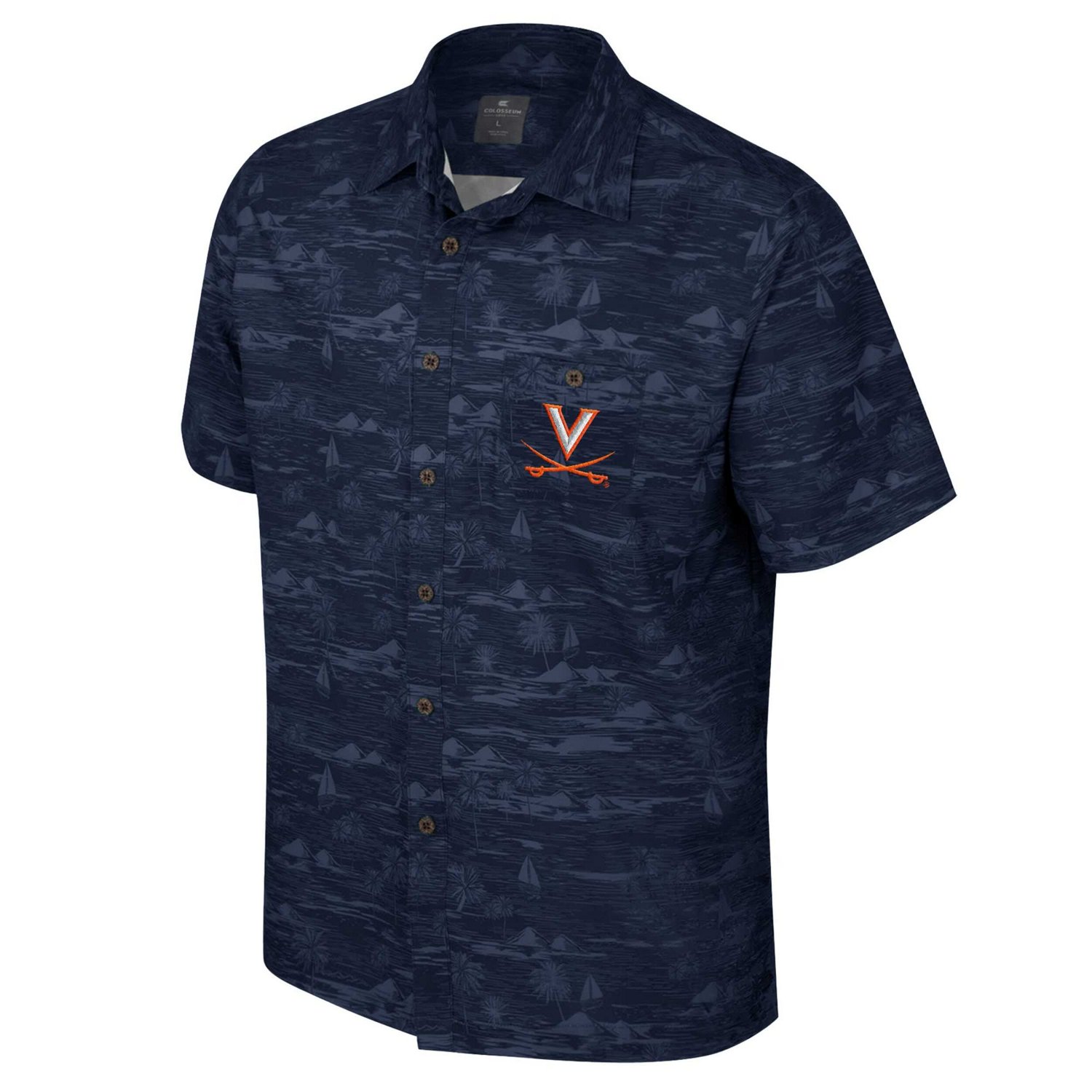 Colosseum Virginia Cavaliers Ozark Button-Up Shirt                                                                               - view number 2