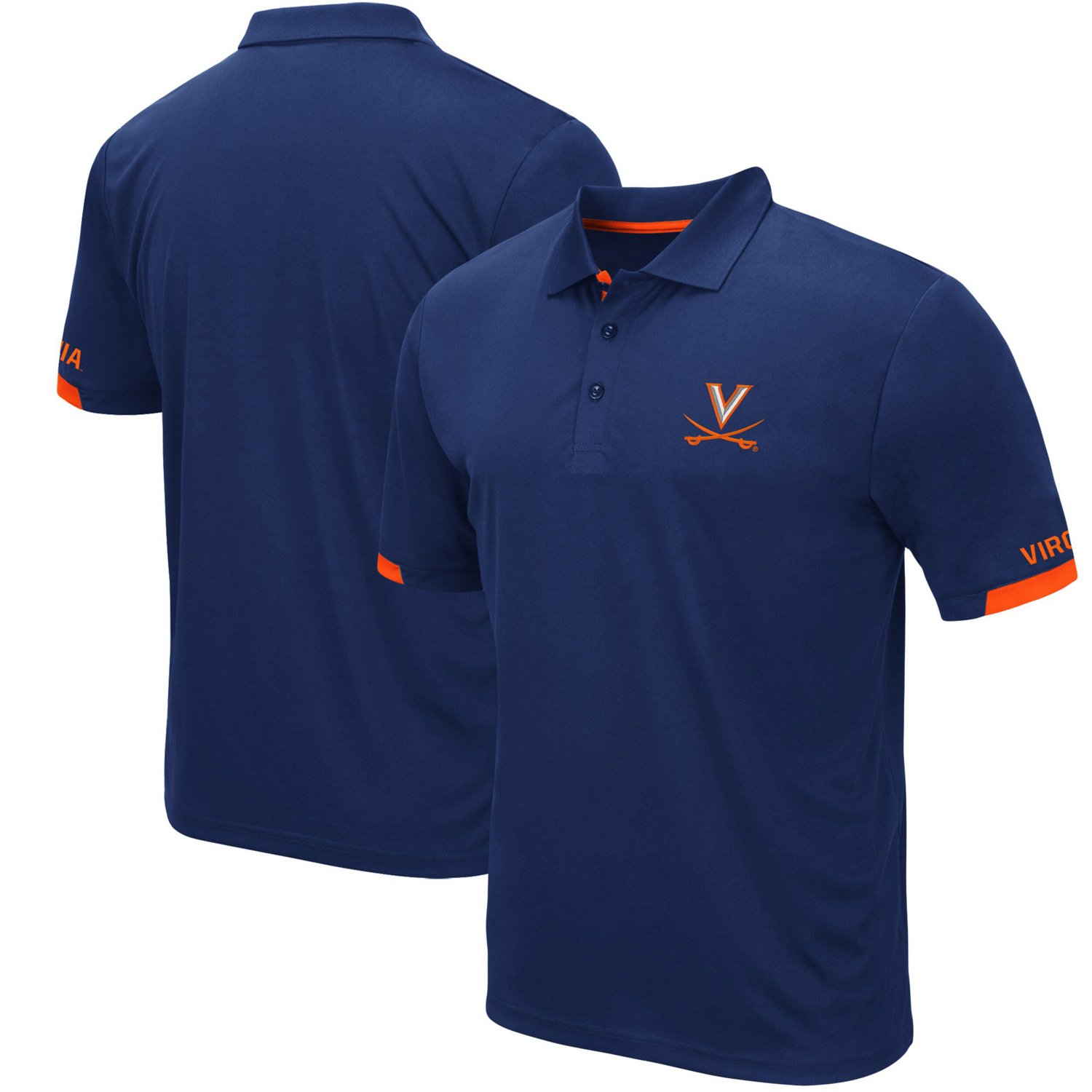 Colosseum Virginia Cavaliers Santry Lightweight Polo                                                                             - view number 1