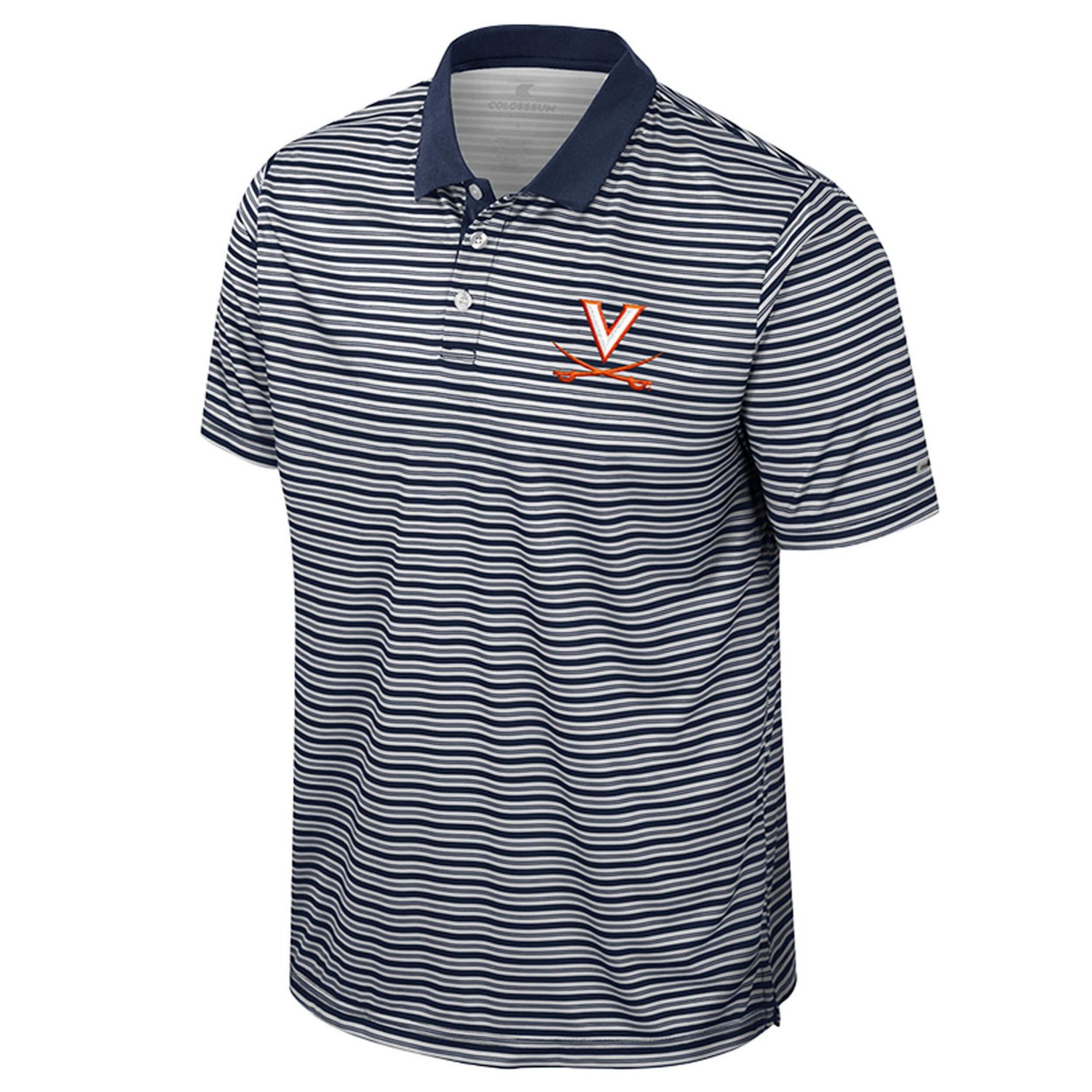 Colosseum Virginia Cavaliers Striped Polo - view number 2