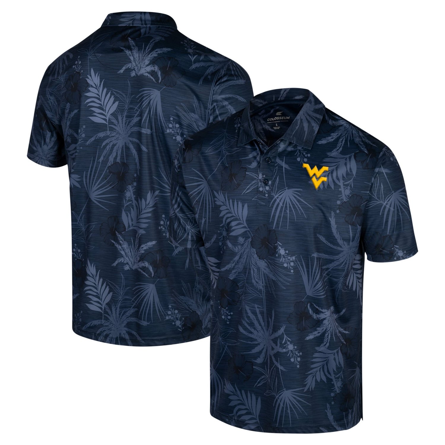 Colosseum West Virginia Mountaineers Big  Tall Palms Polo