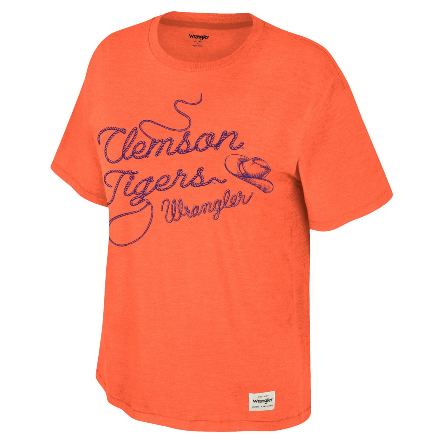 Colosseum x Wrangler Clemson Tigers Lasso Oversized T-Shirt                                                                      - view number 2