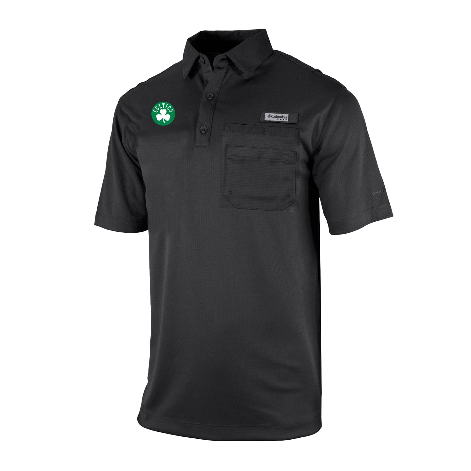 Columbia Boston Celtics Omni-Wick Flycaster Pocket Polo - view number 2