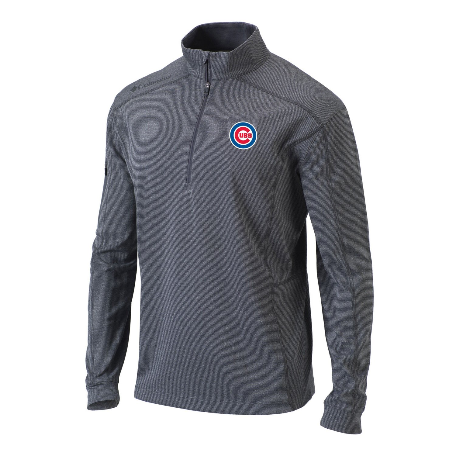 Columbia Chicago Cubs Omni-Wick Shotgun Quarter-Zip Pullover Top