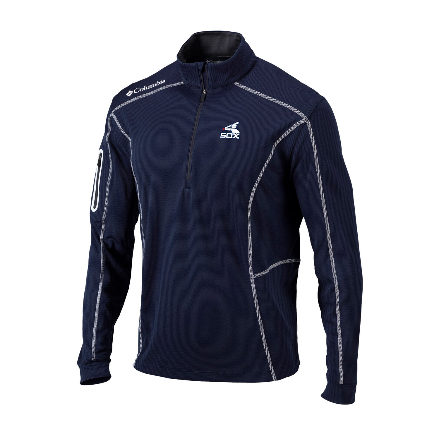 Columbia Chicago White Sox Cooperstown Collection Omni-Wick Shotgun Quarter-Zip Top