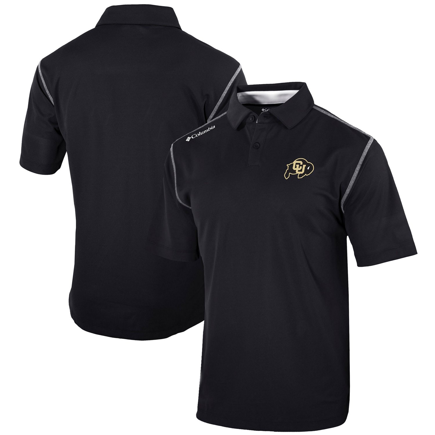 Columbia Colorado Buffaloes Omni-Wick Shotgun Polo                                                                              