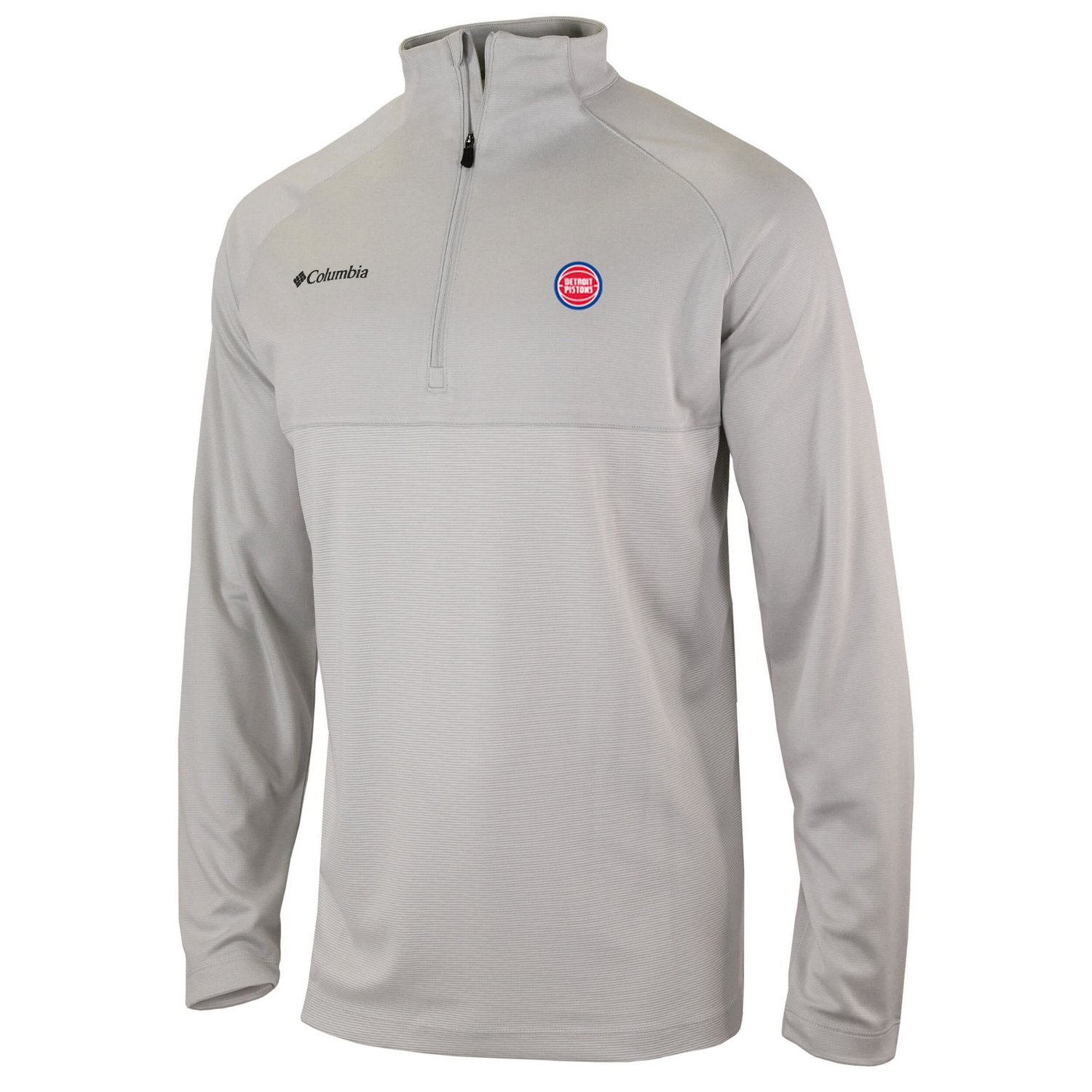 Columbia Detroit Pistons Omni-Wick Rockin' It Quarter-Zip Pullover Top                                                           - view number 2