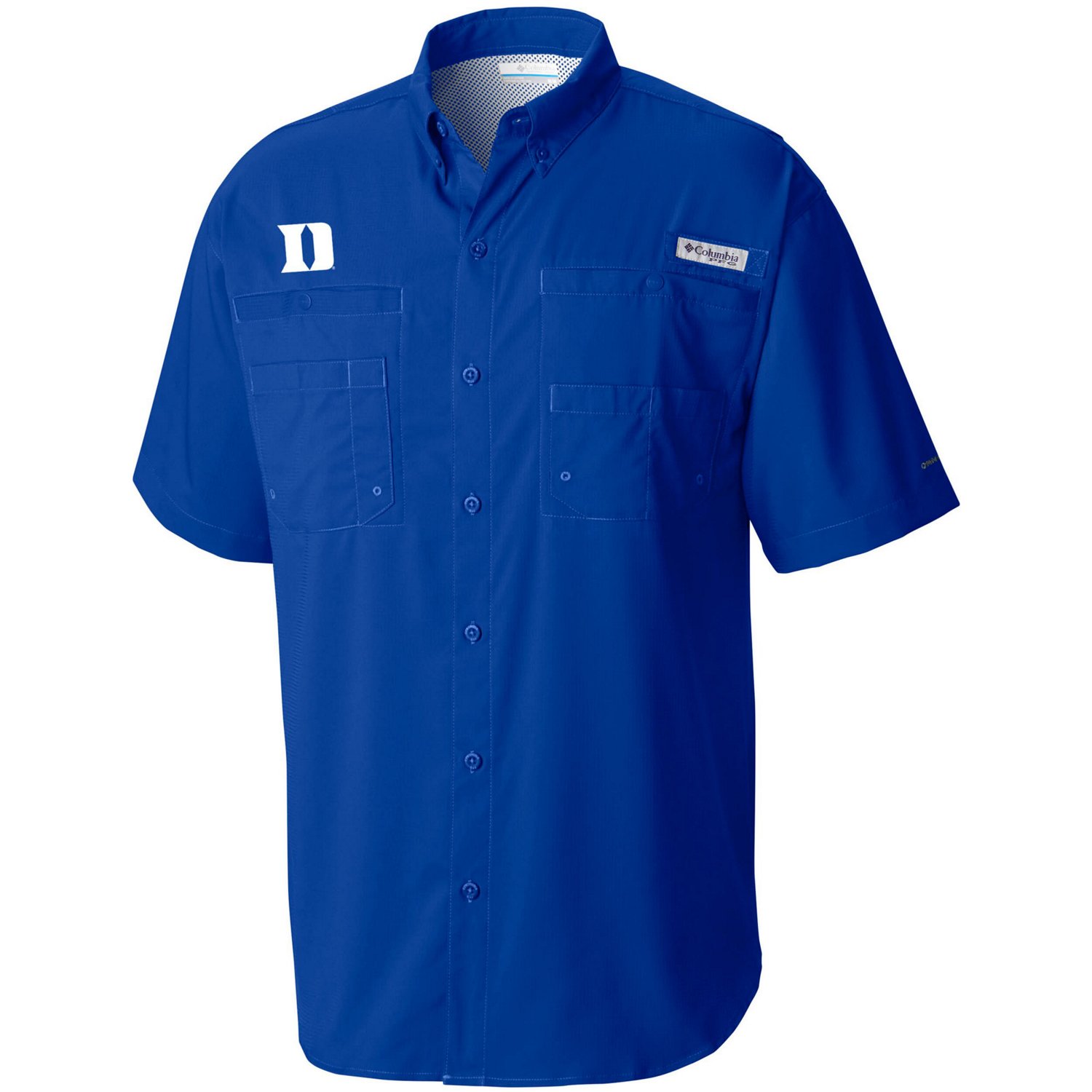 Columbia Duke Blue Devils Tamiami Omni-Shade Button-Down Shirt                                                                   - view number 2