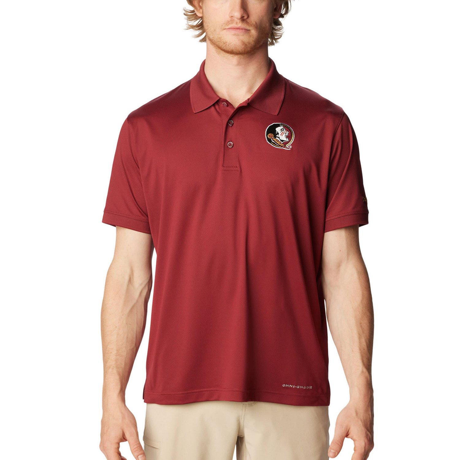 Columbia Florida State Seminoles PFG Tamiami Omni-Shade Polo                                                                     - view number 1