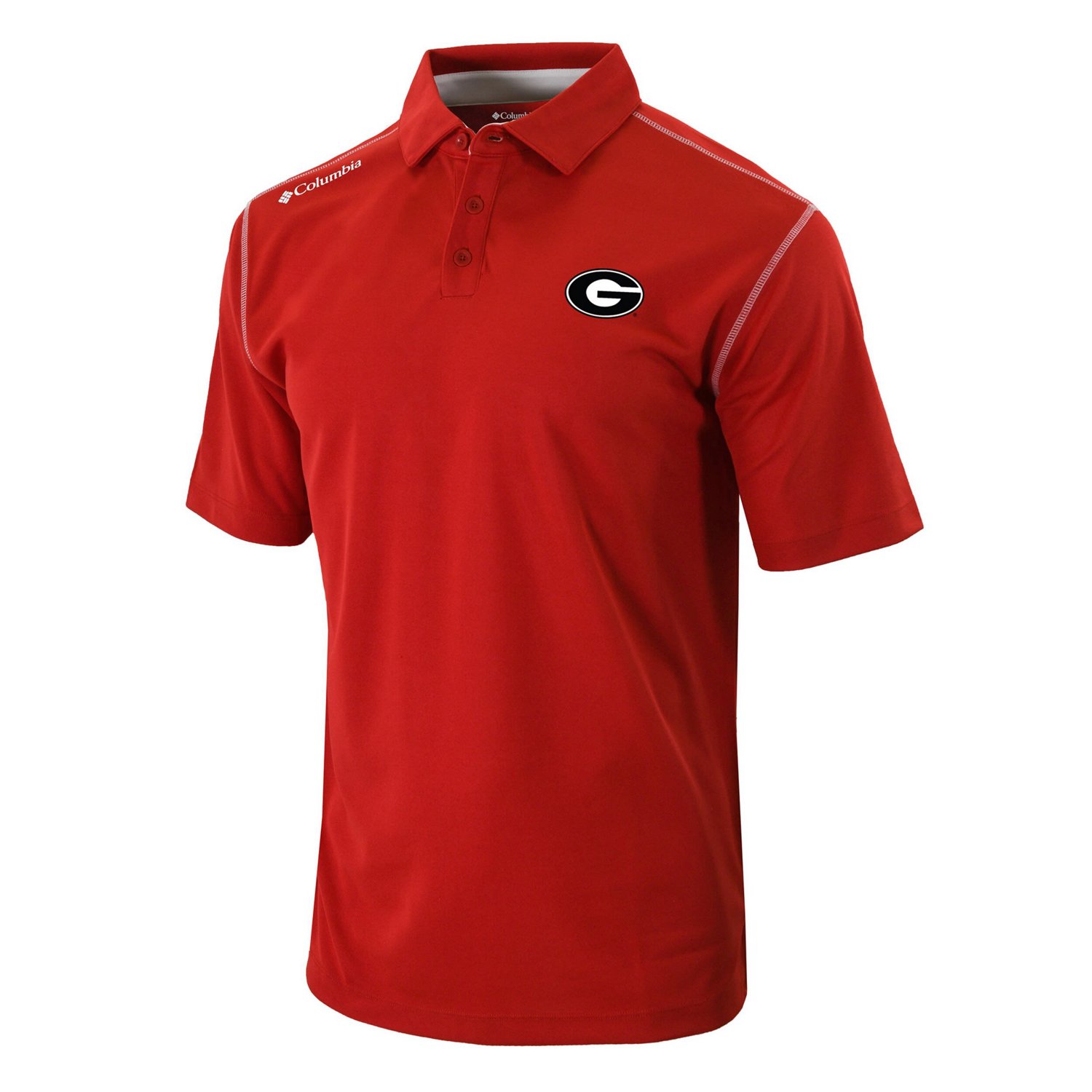Columbia Georgia Bulldogs Omni-Wick Shotgun Polo - view number 2