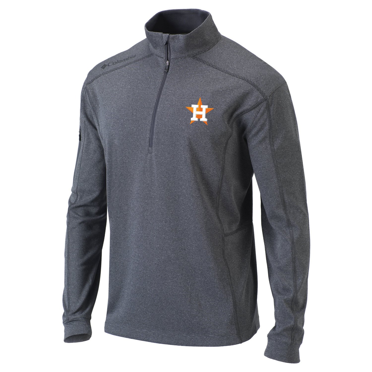 Columbia Houston Astros Omni-Wick Shotgun Quarter-Zip Pullover Top