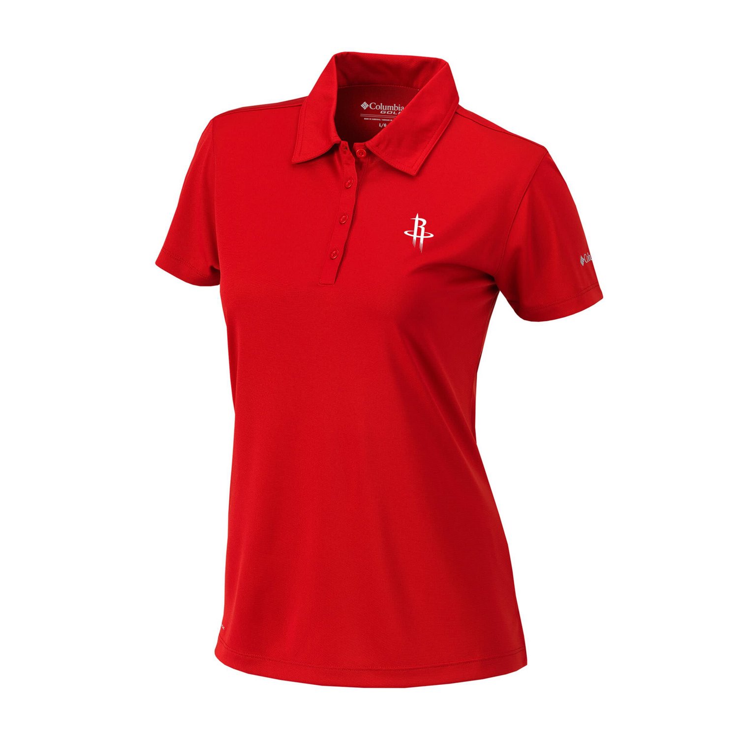 Columbia Houston Rockets Omni-Wick Birdie Polo - view number 2