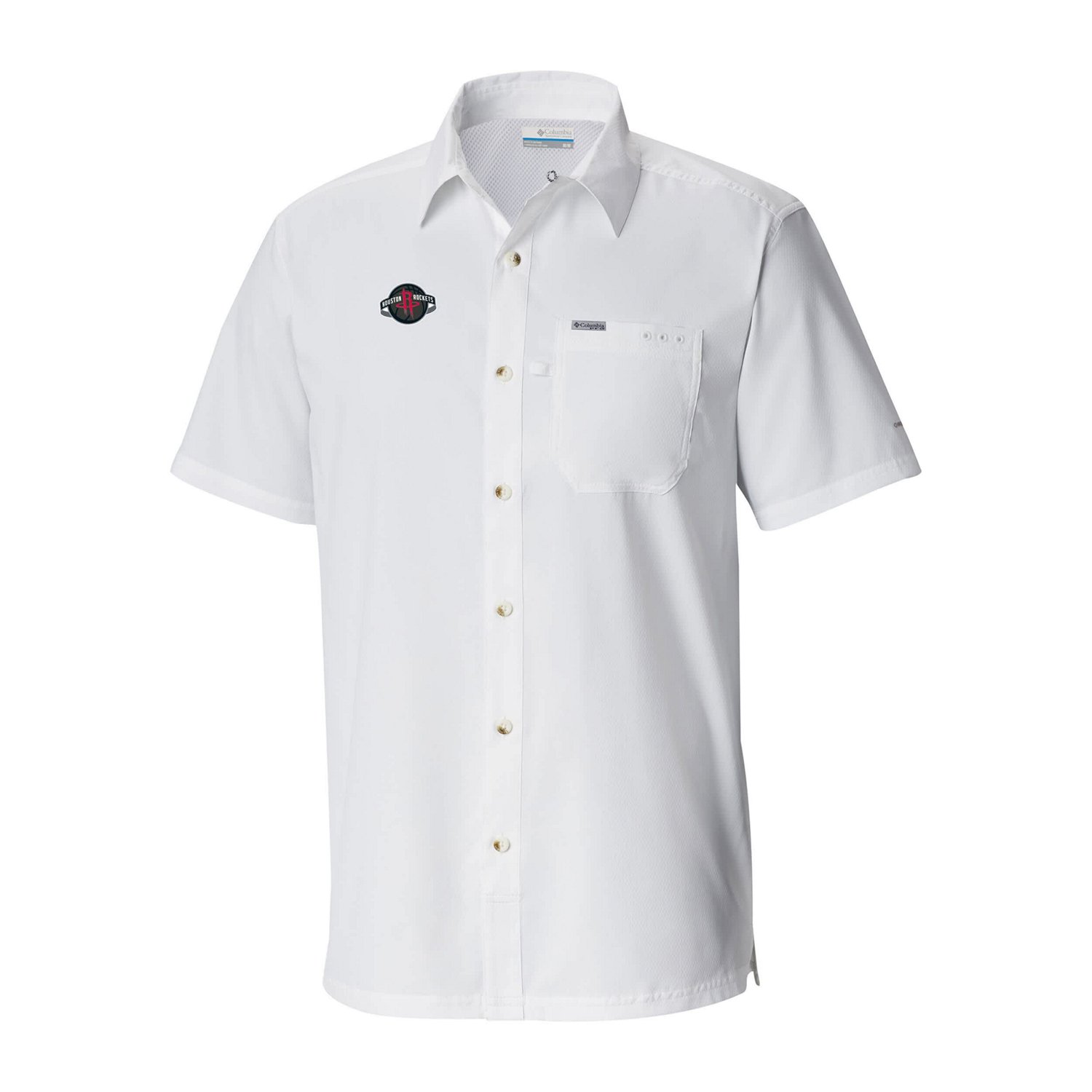 Columbia Houston Rockets Slack Tide Camp Button-Up Shirt - view number 2