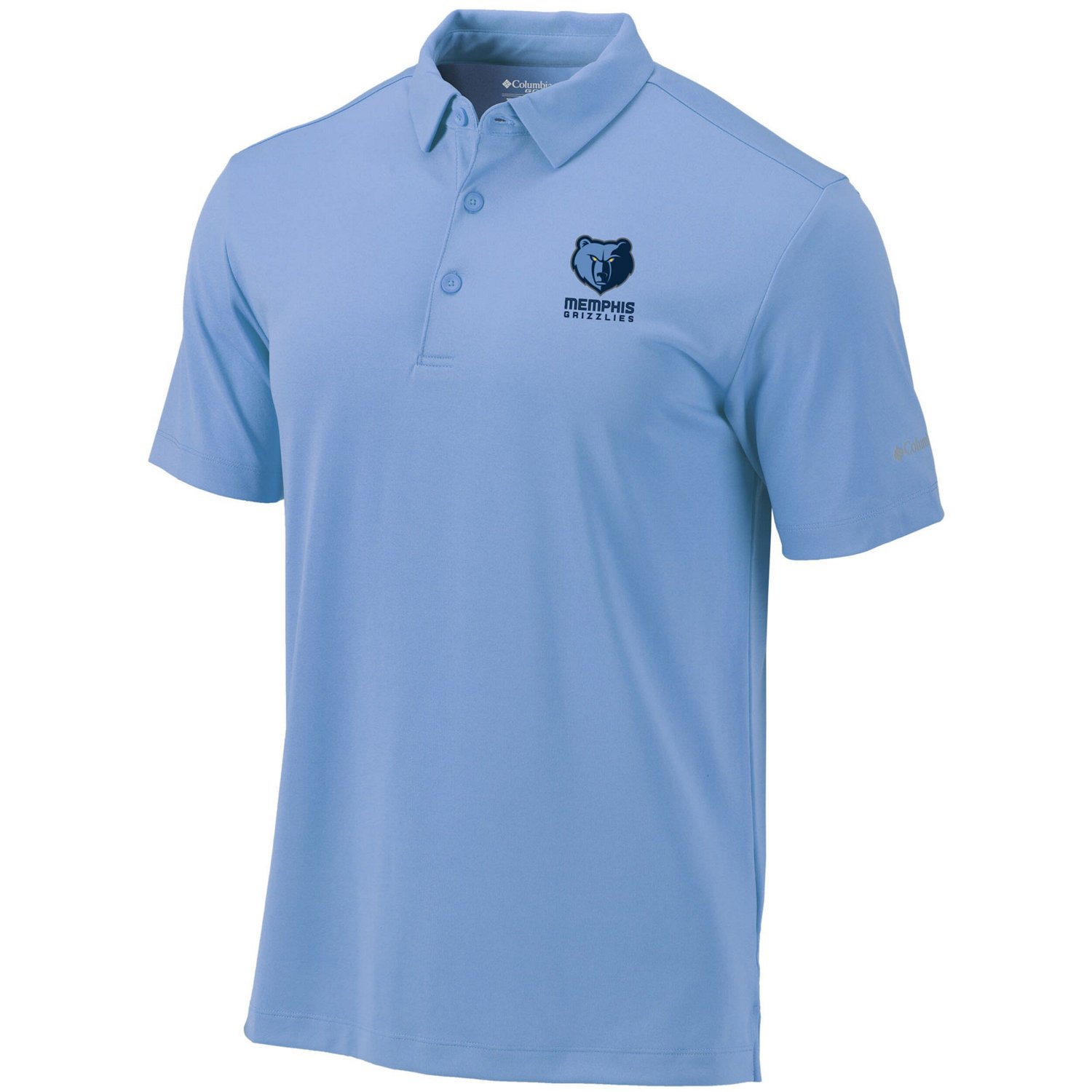 Columbia Light Memphis Grizzlies Omni-Wick Drive Polo - view number 2