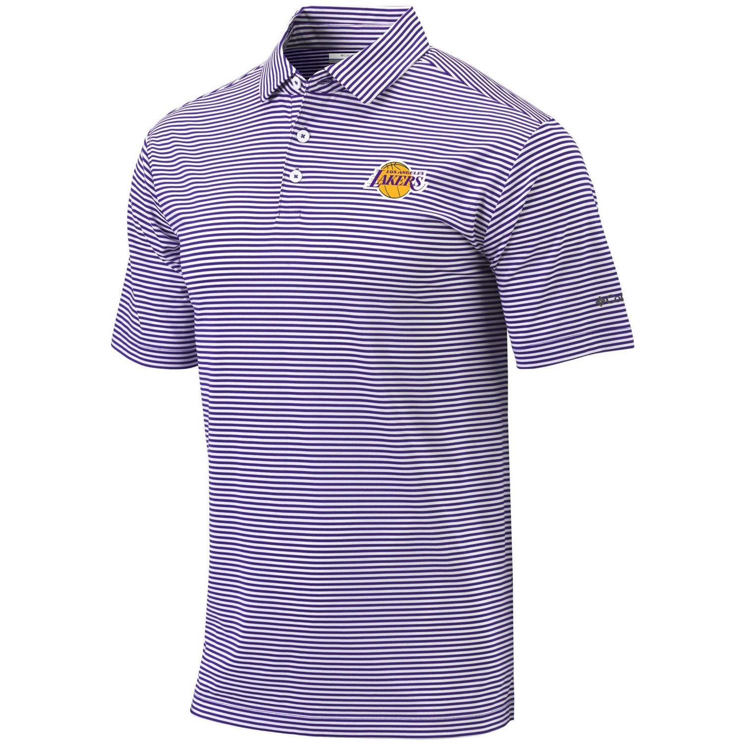 Columbia Los Angeles Lakers Golf Club Invite Omni-Wick Polo - view number 2