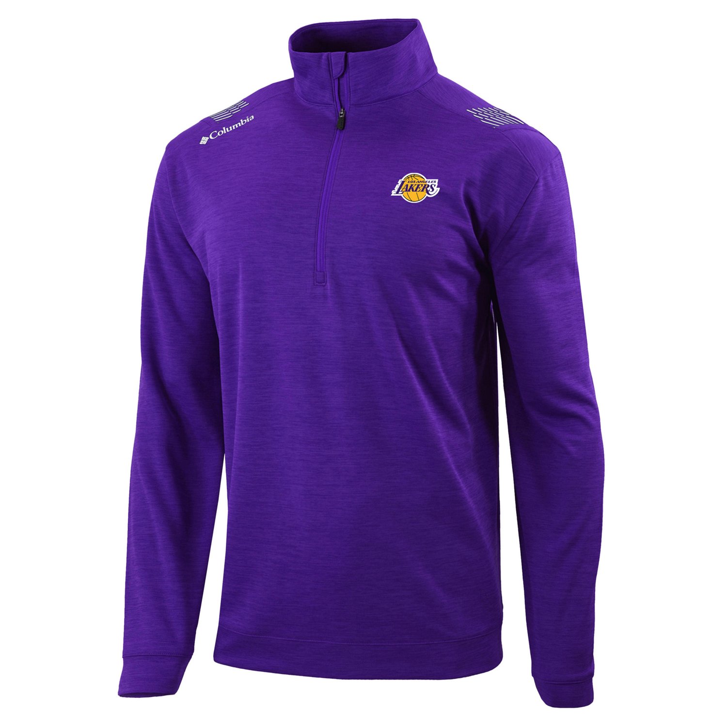 Columbia Los Angeles Lakers Oakland Downs Omni-Wick Quarter-Zip Top - view number 2