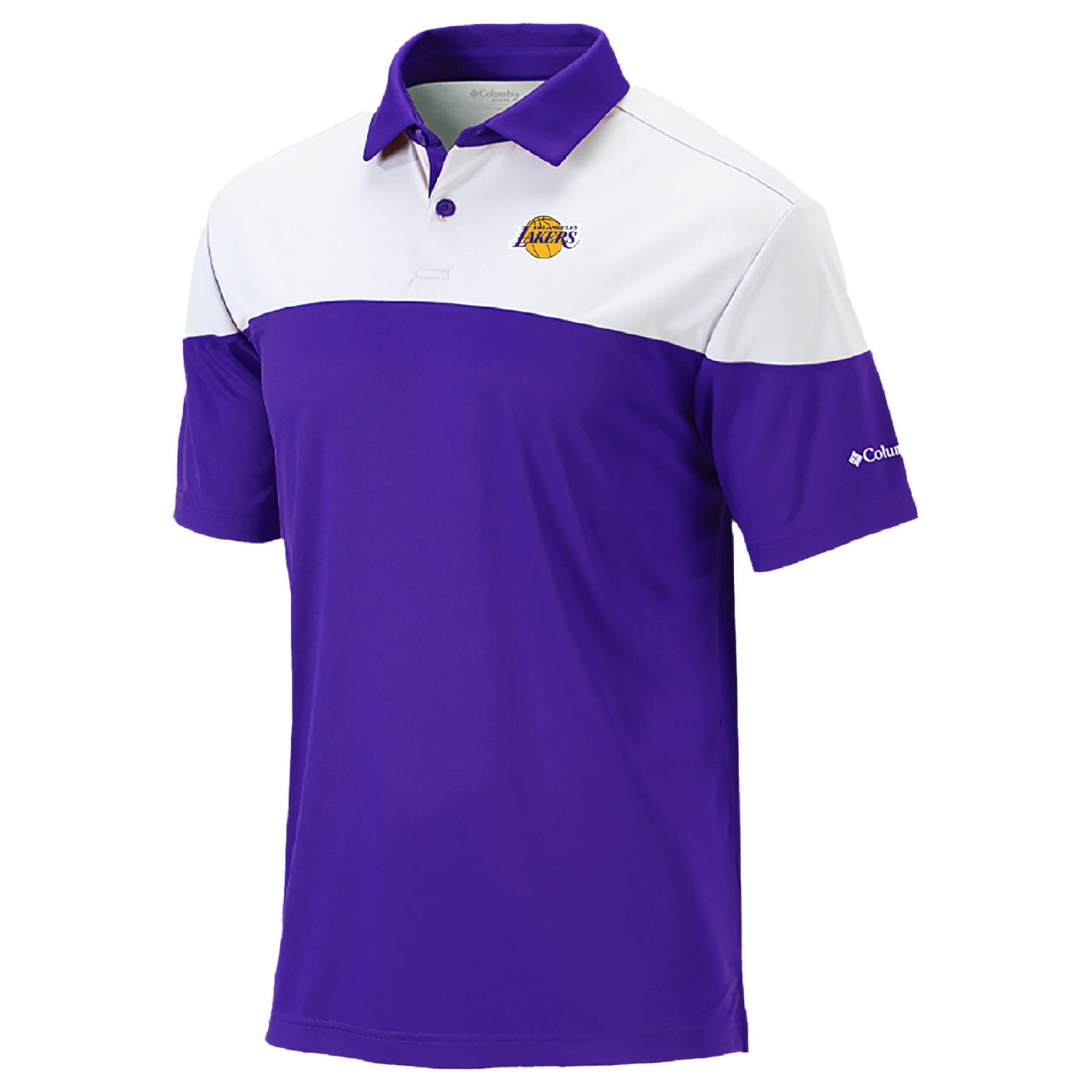 Columbia Los Angeles Lakers Omni-Wick Best Ball Polo - view number 2