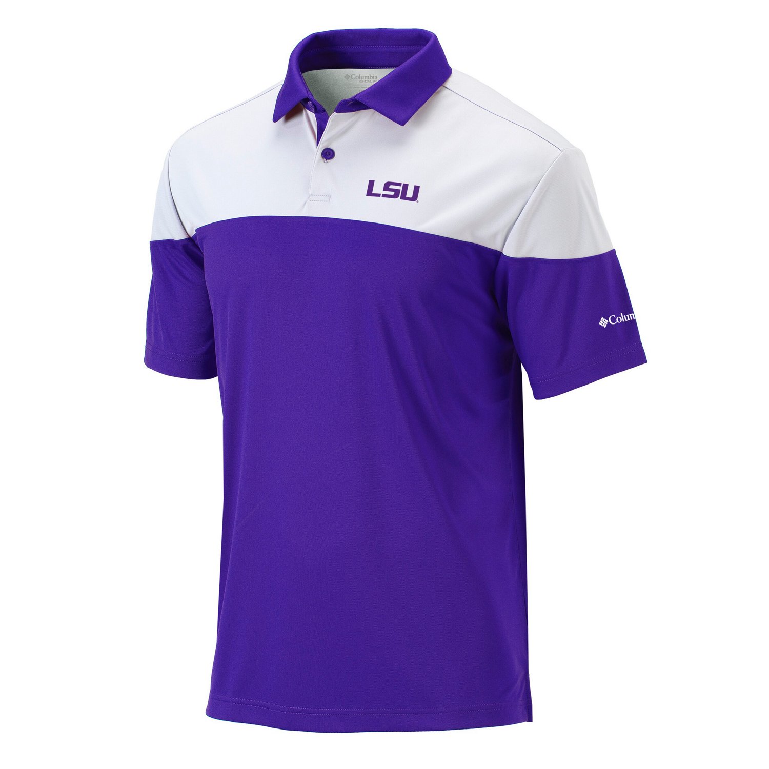 Columbia LSU Tigers Best Ball Omni-Wick Polo                                                                                     - view number 2
