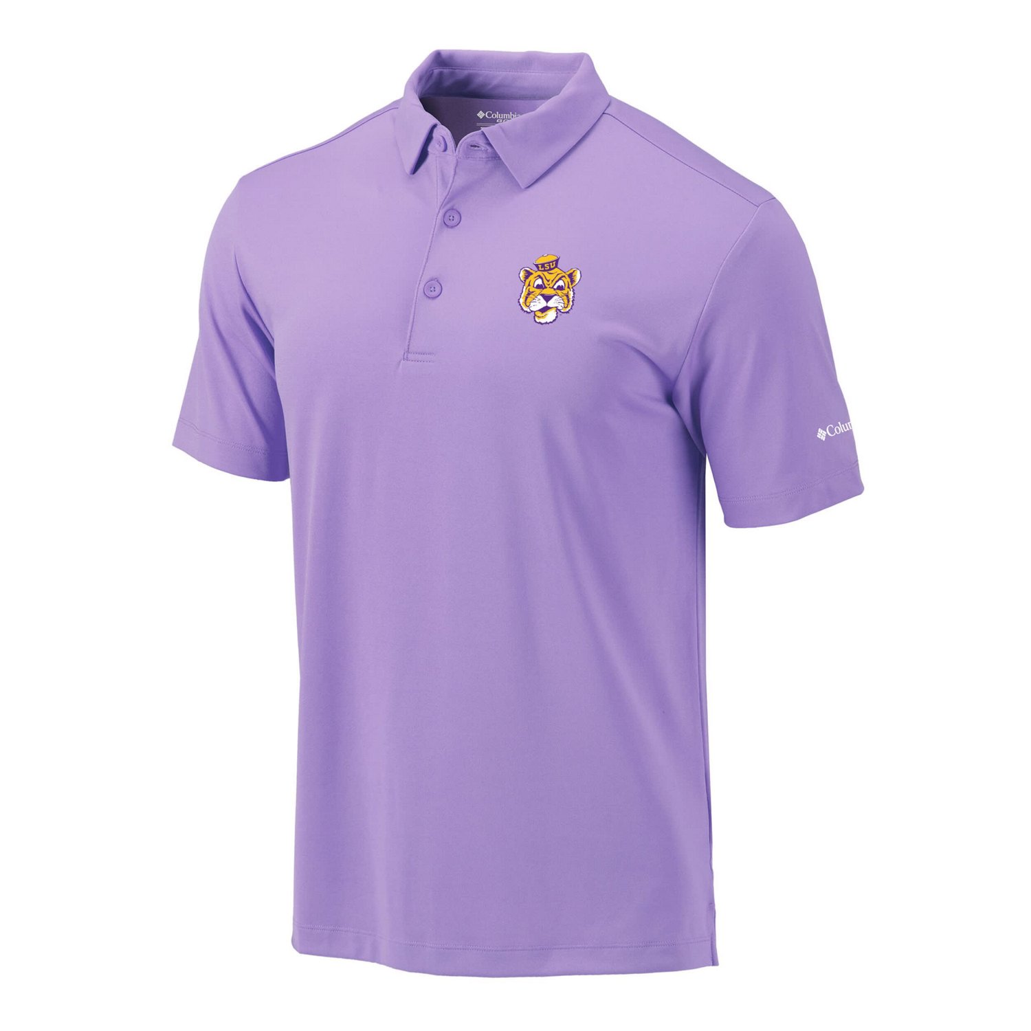 Columbia LSU Tigers Vault Omni-Wick Drive Polo