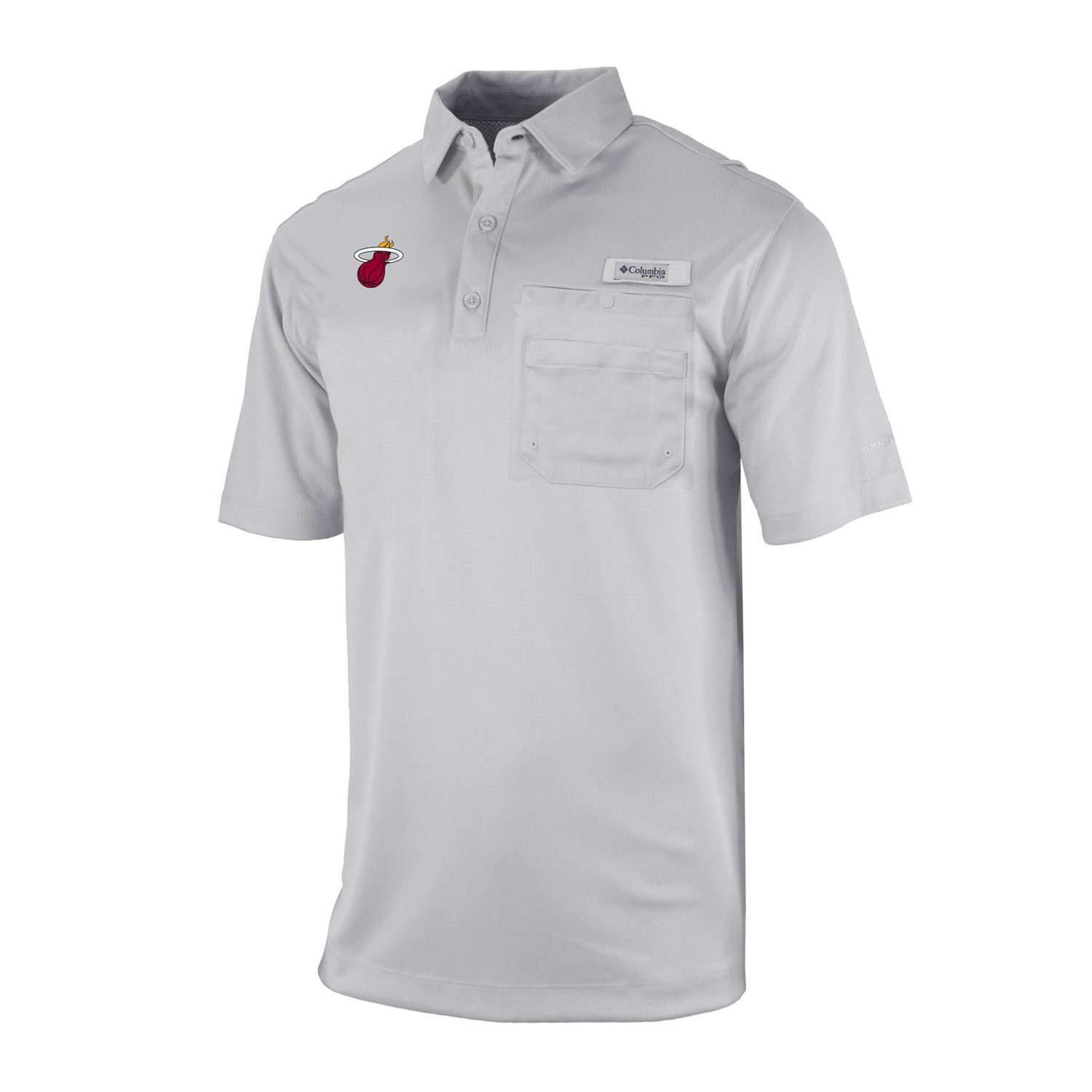 Columbia Miami Heat Omni-Wick Flycaster Pocket Polo - view number 2